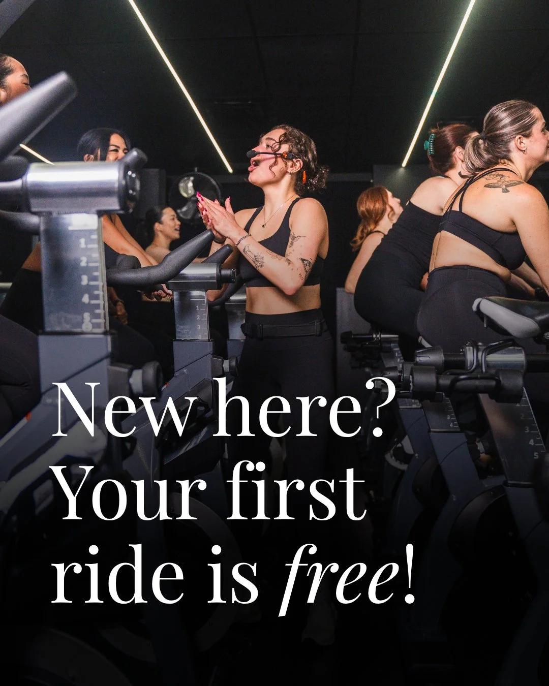 New here? Let&rsquo;s make your first ride unforgettable! ⁠
Your first ride is FREE all April, just use FIRSTFREE at checkout. ⁠
⁠
At Hype Cycle Club, we&rsquo;re all about bringing the energy, fun, and good vibes! Our boutique spin studio is here to