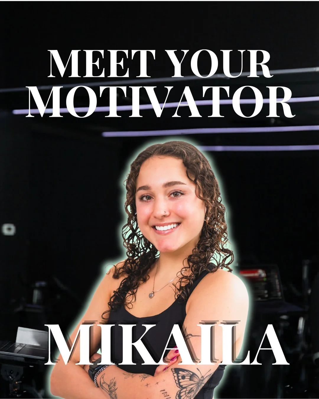 Meet your motivator: Mikaila 🔥⁠
⁠
Her classes are a supportive, judgement-free space where you can show up, push yourself, and move at your own pace.⁠
⁠
Mikaila wants you to know:⁠
&ldquo;It's going to be a lot, but give it and yourself a chance, an