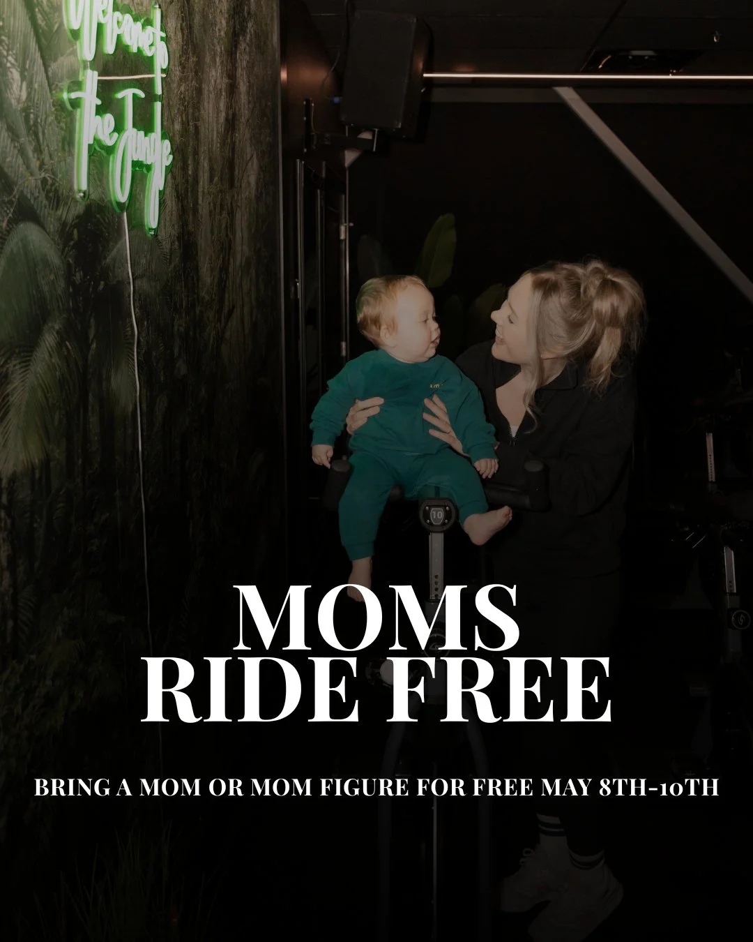 However you&rsquo;re celebrating this weekend, we&rsquo;re riding together 💐⁠
⁠
May 8&ndash;10, bring your mom or a mother figure to ride for FREE⁠
Or come ride in honour of someone who means the world to you 💛⁠
⁠
Use code: MOMSRIDEFREE⁠
⁠
How to b