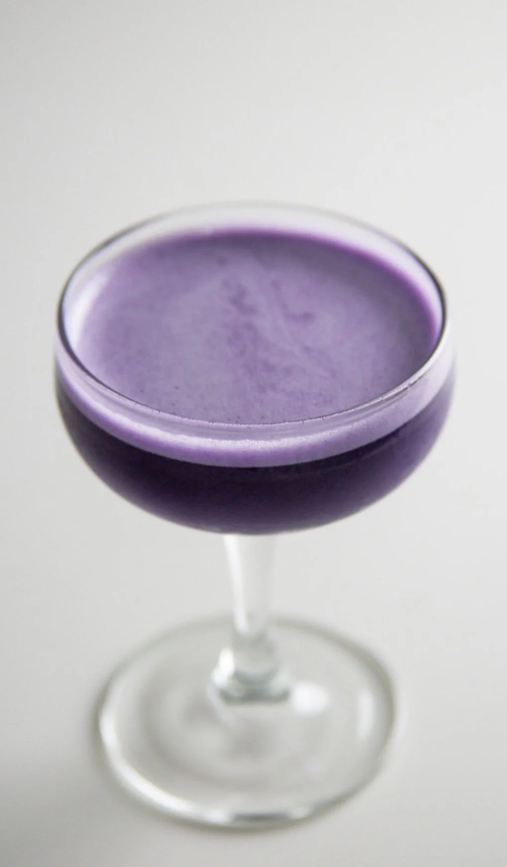 Ube Sour | genever, ube, kalamansi, egg white