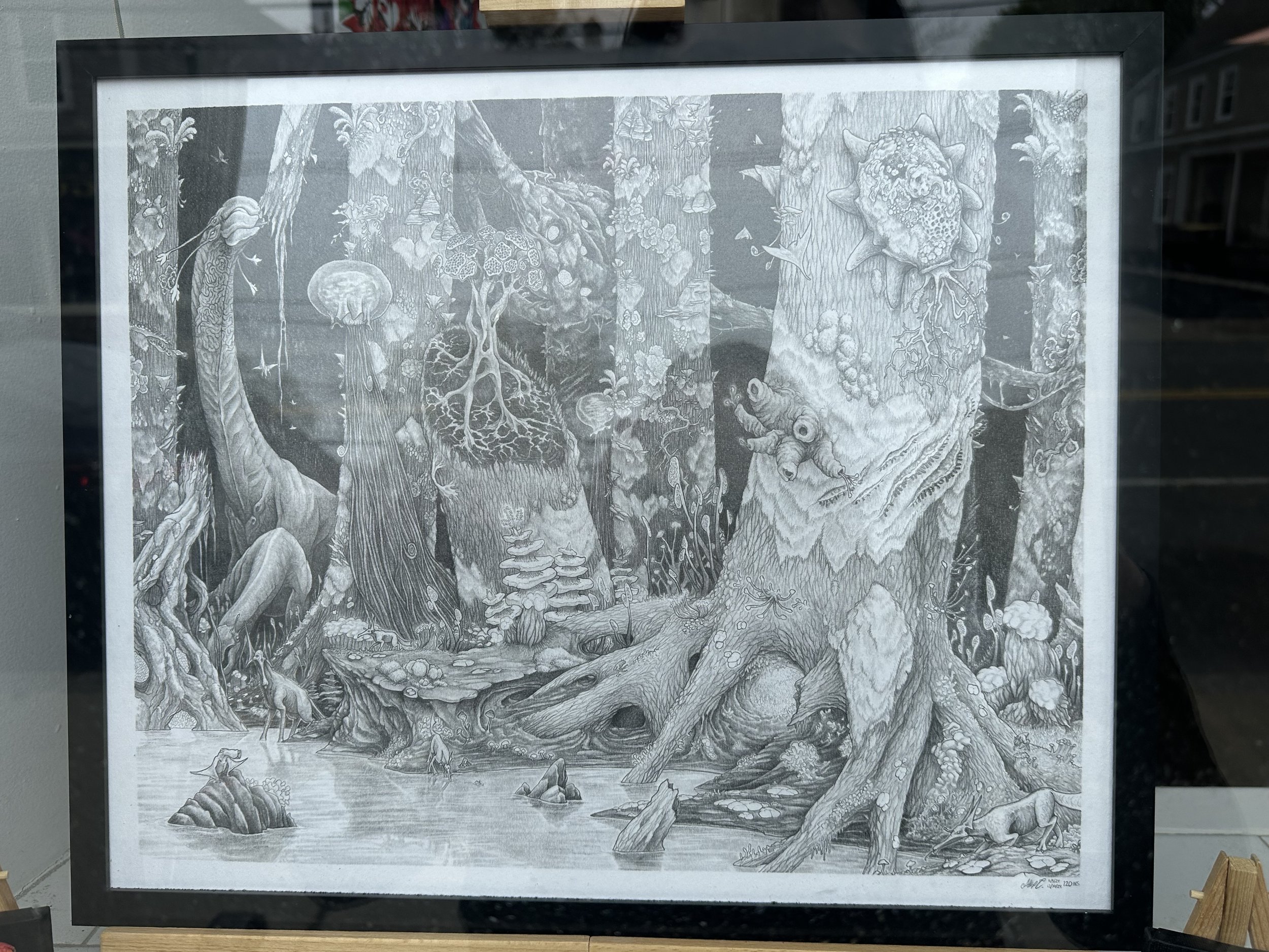 Mycelial Forest 14x17