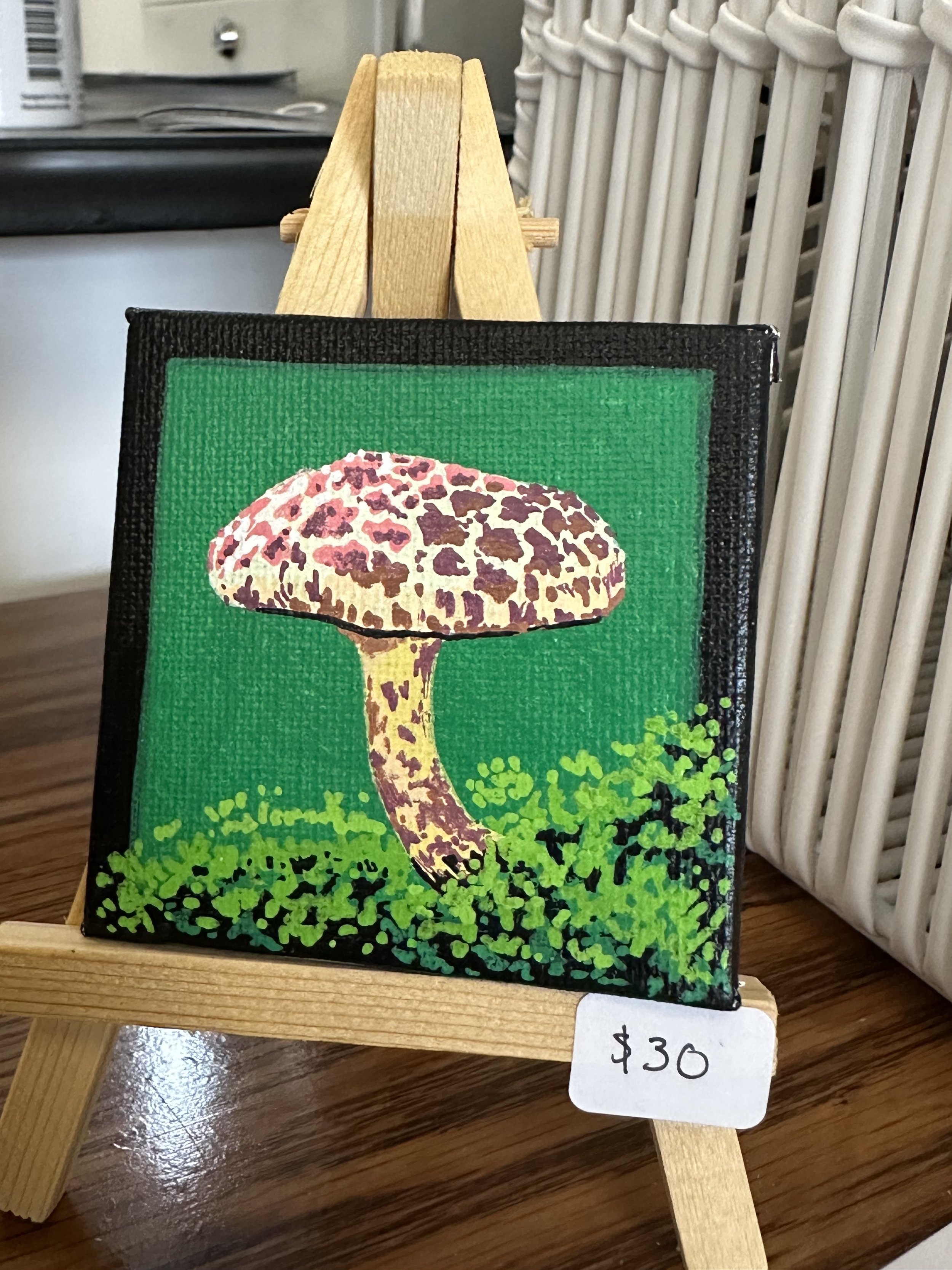 4x4 mushroom painting