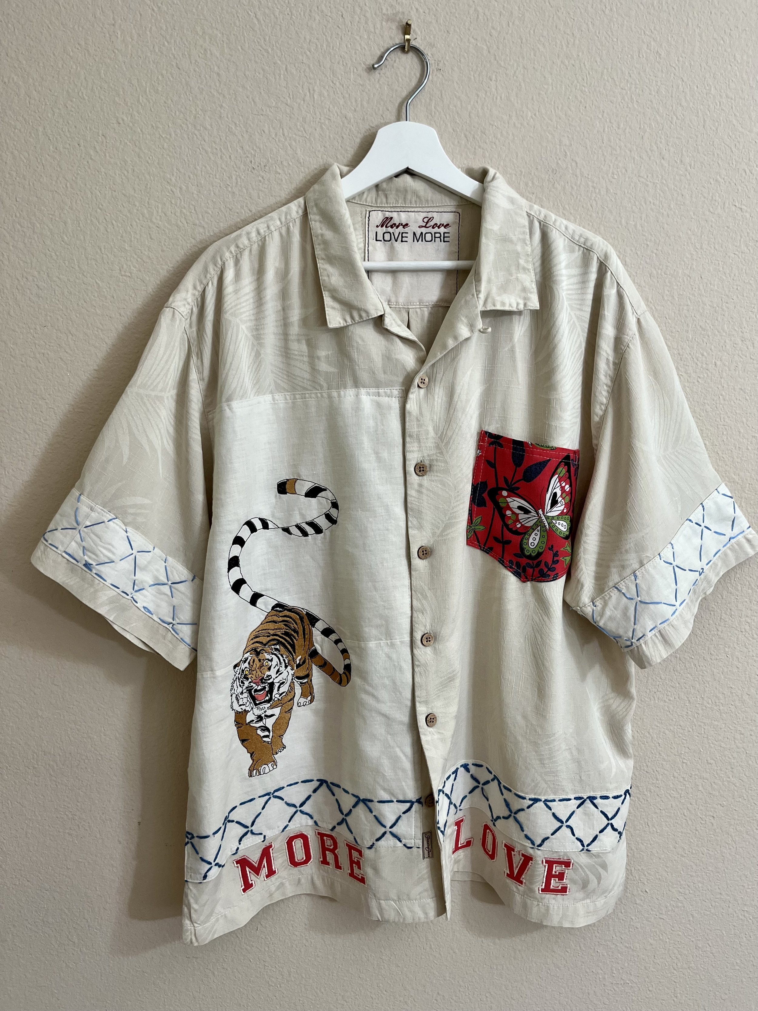 More Love Tiger CAMP SHIRT