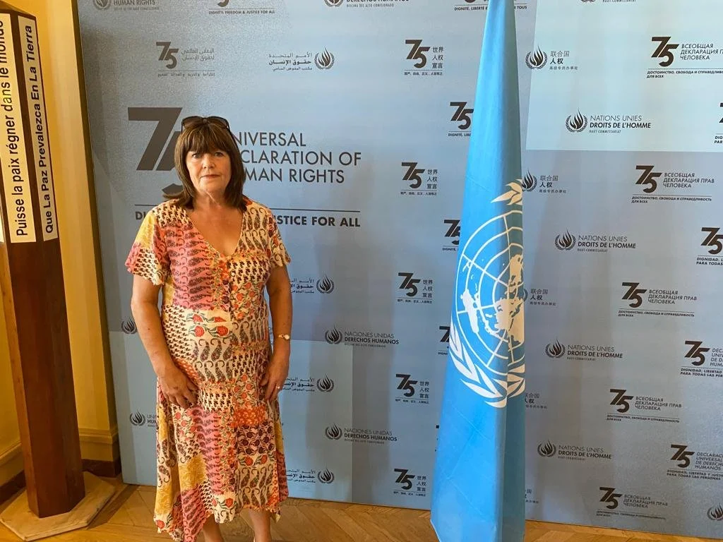 Shirley Debono representing IPP Committee in Action at the United Nations