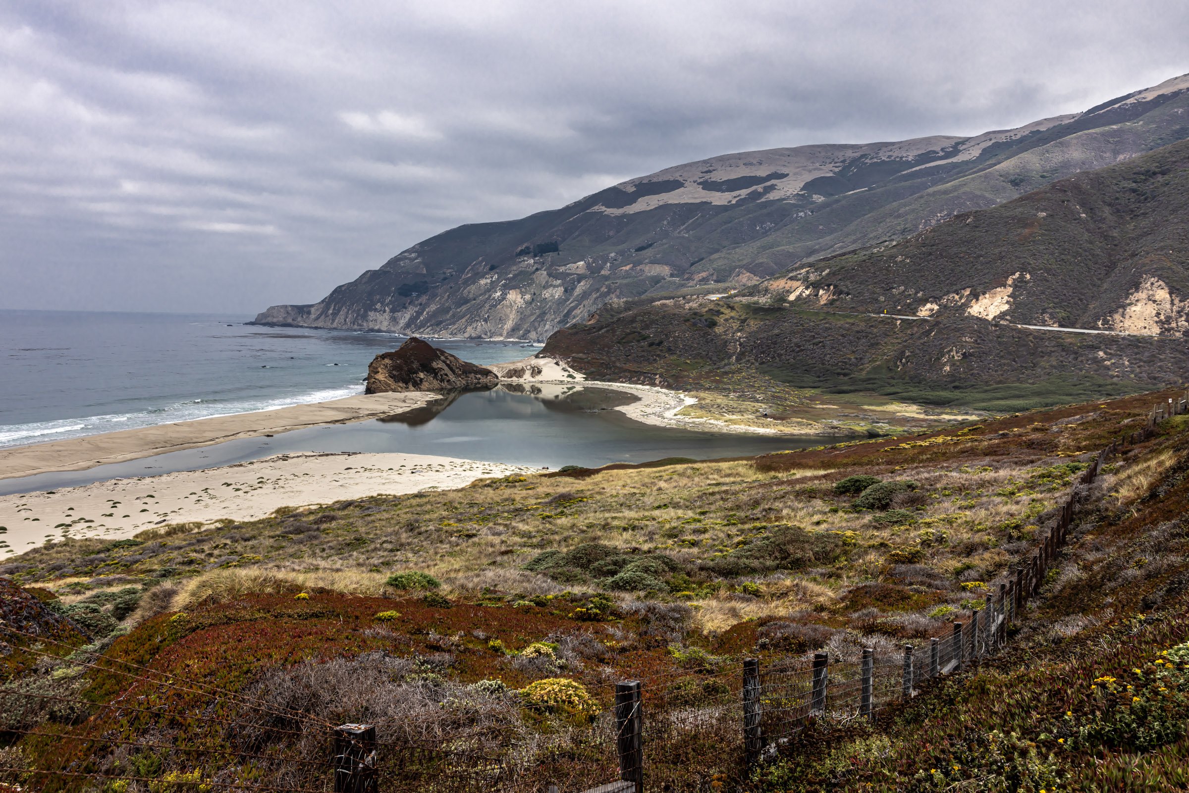 Scenic Hwy 1 Near Big Sur California Framed 24" X 34" Fine Art Photograph $695.00