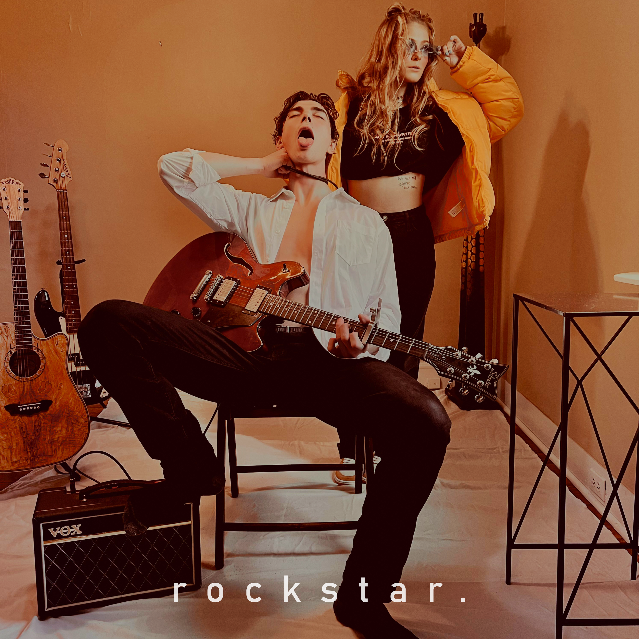 Musician ayee dott's album artwork for his single "Rockstar."