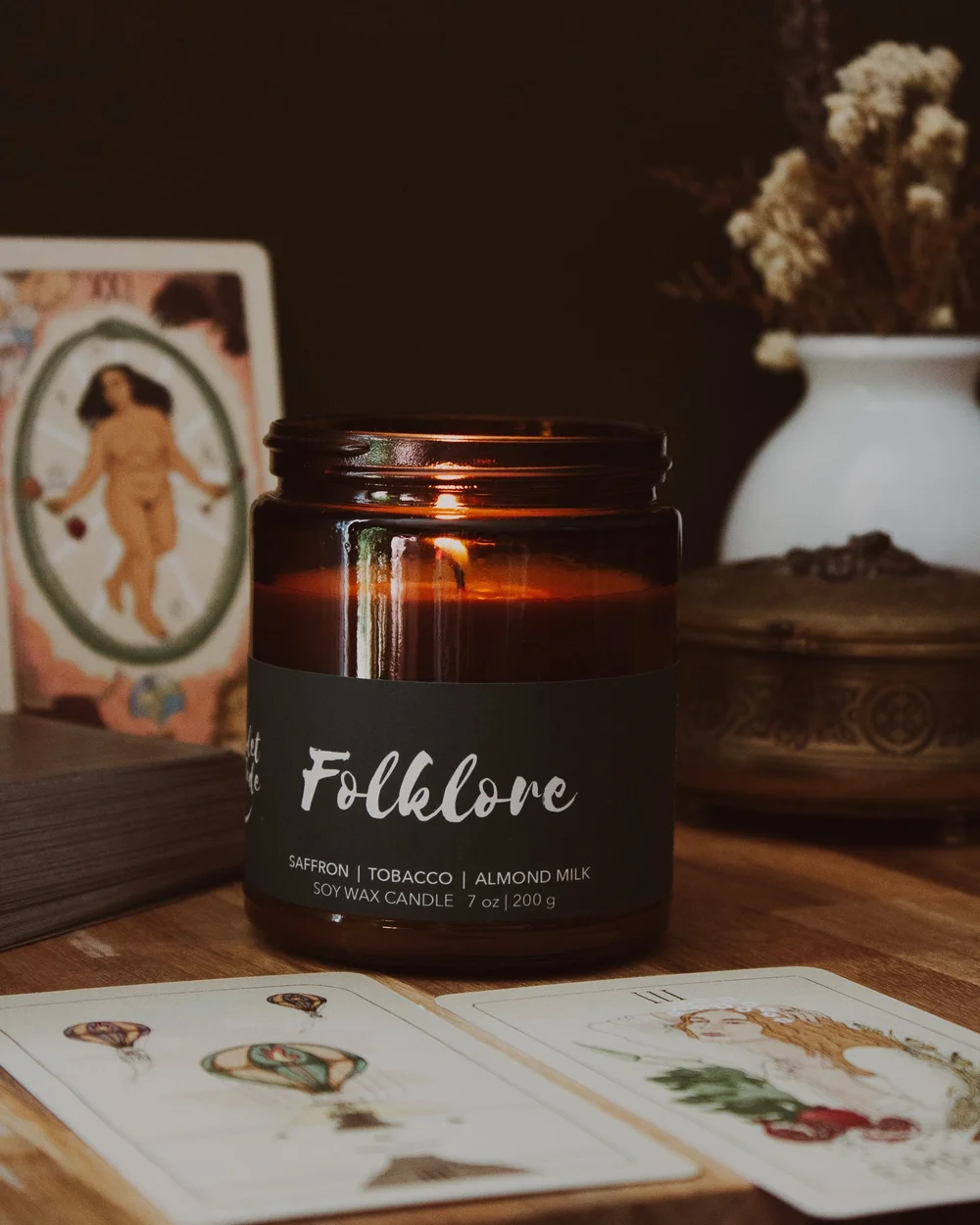 folklore tobacco Folklore Candle — Violet & Jade- Scented Candles
