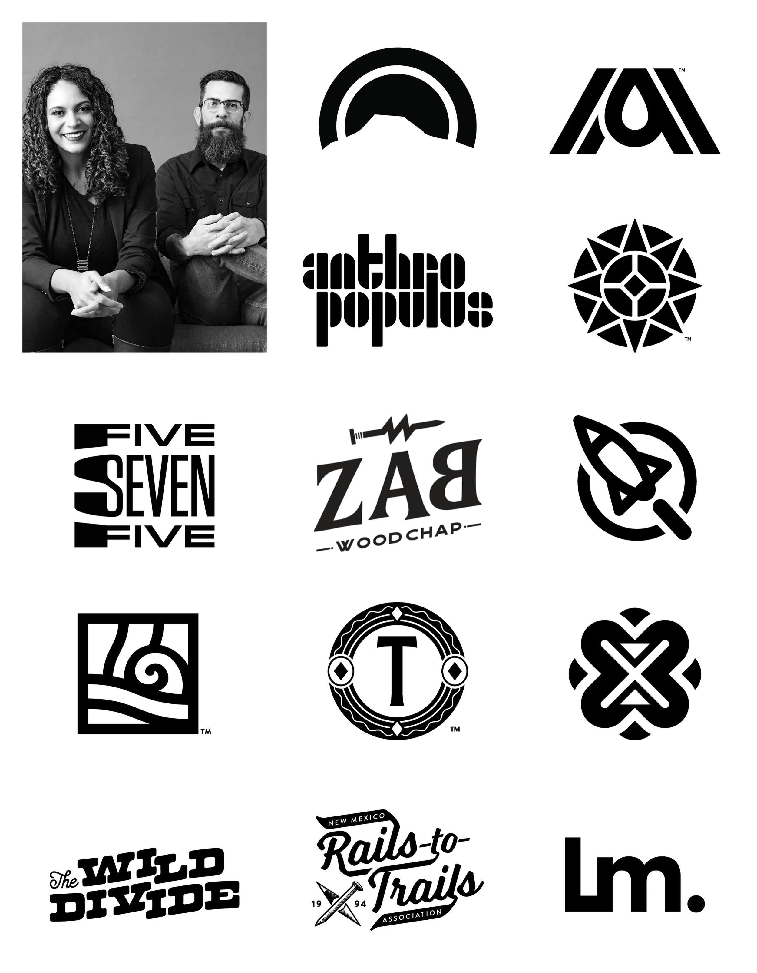 Ahh! A logo trend, how exciting! We&rsquo;re hopping on board with some of our own marks. 

#logoarchive @logoarchive 
#logodesigner #nmlogodesigner