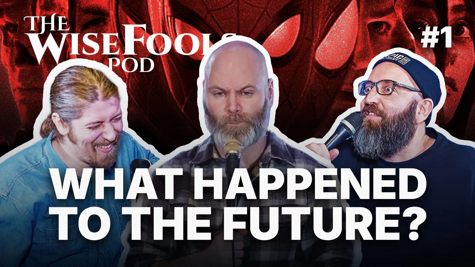 Thumbnail for Episode 1 of the WIse Fools podcast featuring comedians Brandan Hickey, Ori Halevy, & Dayne Brasher