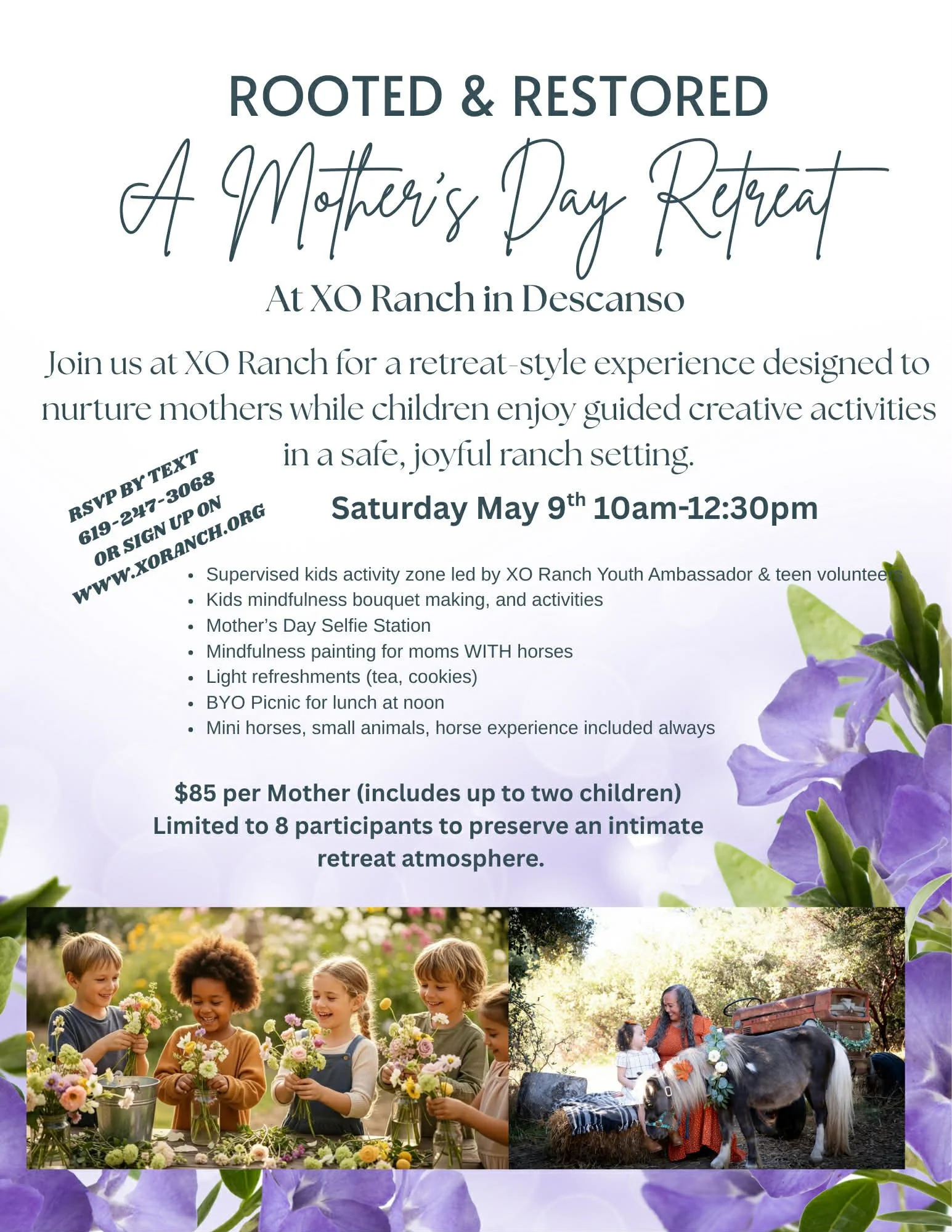 Rooted & Restored; A Mother's Day Retreat