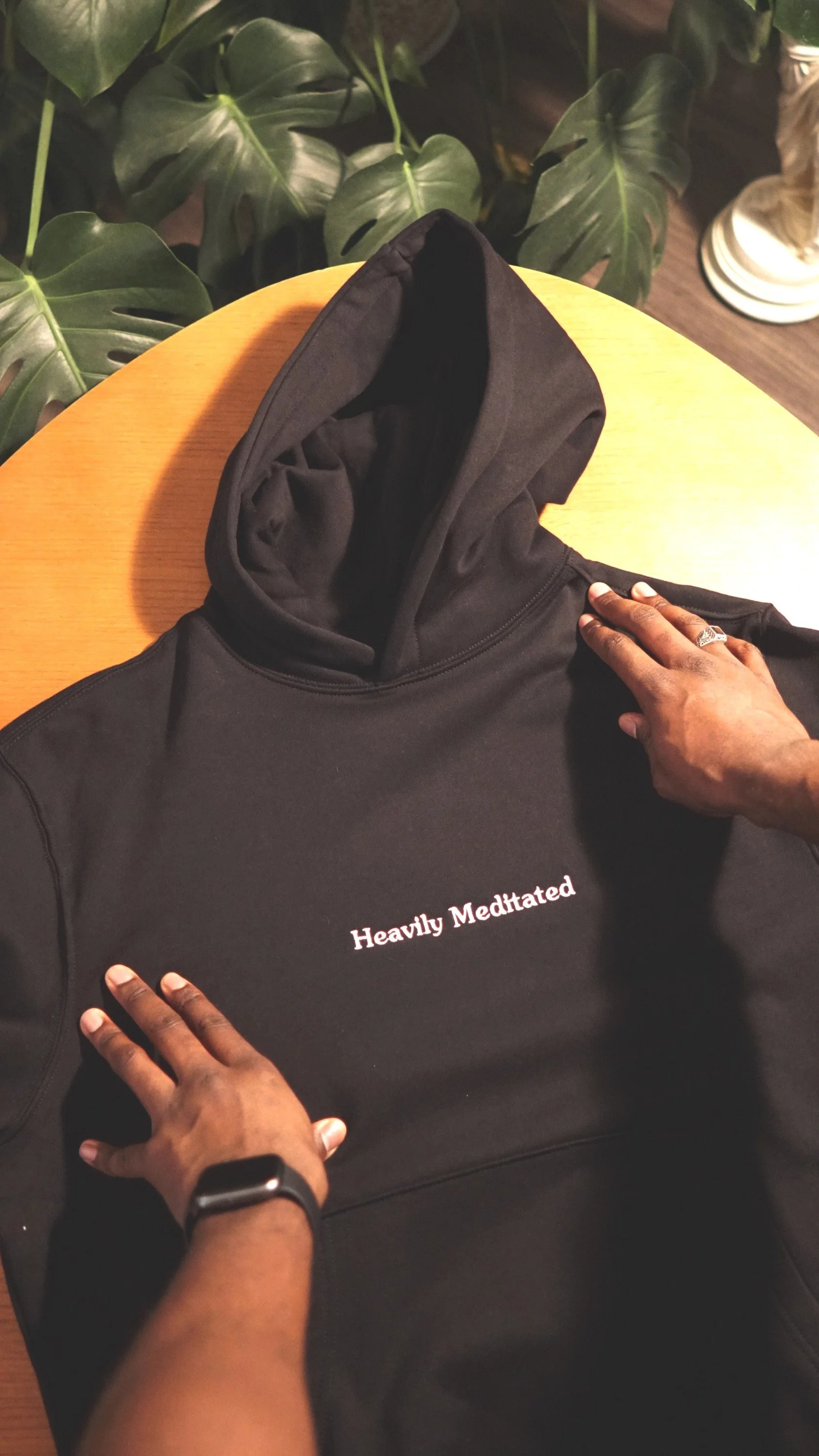 Tag: Hum Merch Cozy Heavily Meditated Hoodie — healthy humxn