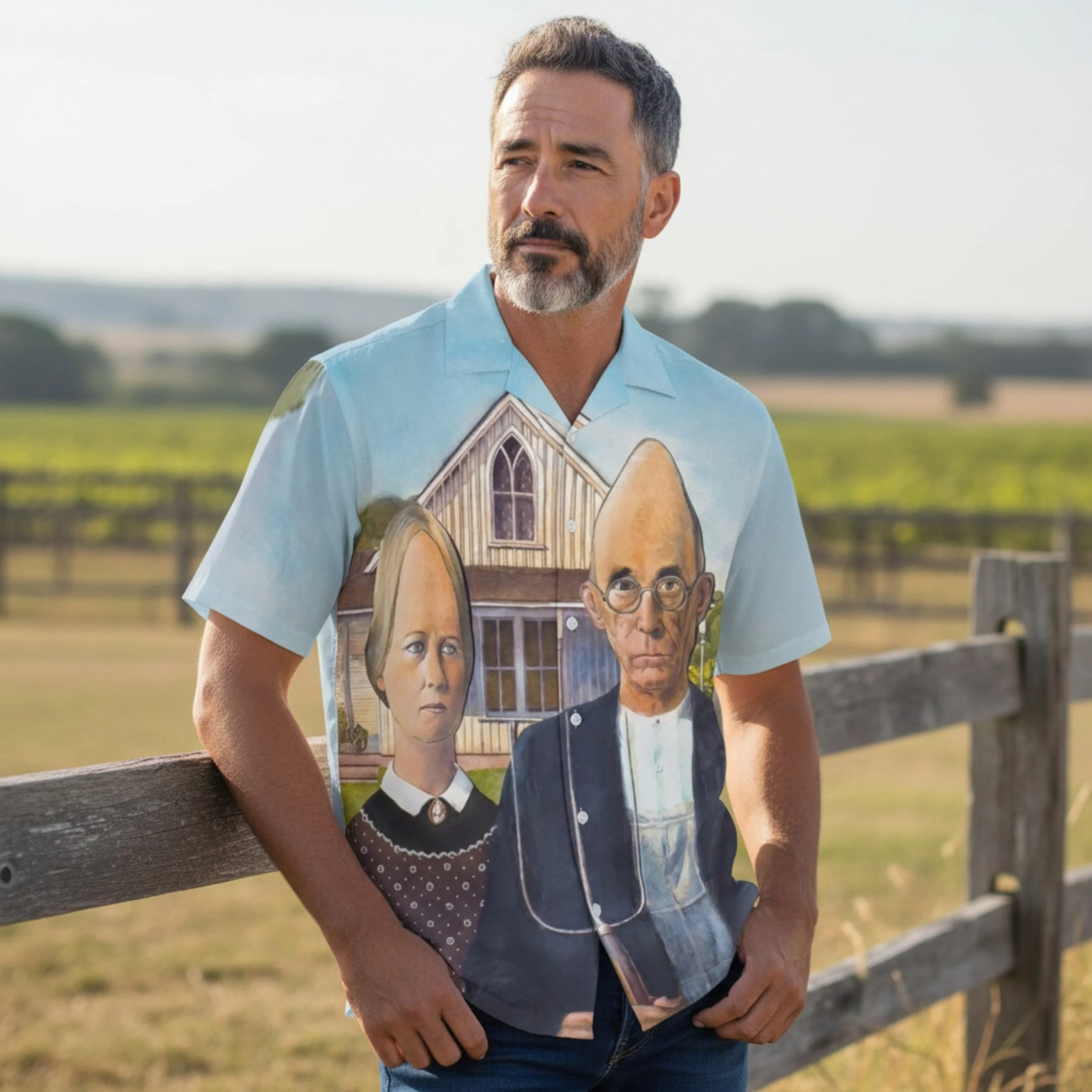 AmeriCone Gothic Coneheads Men's Hawaiian Shirt