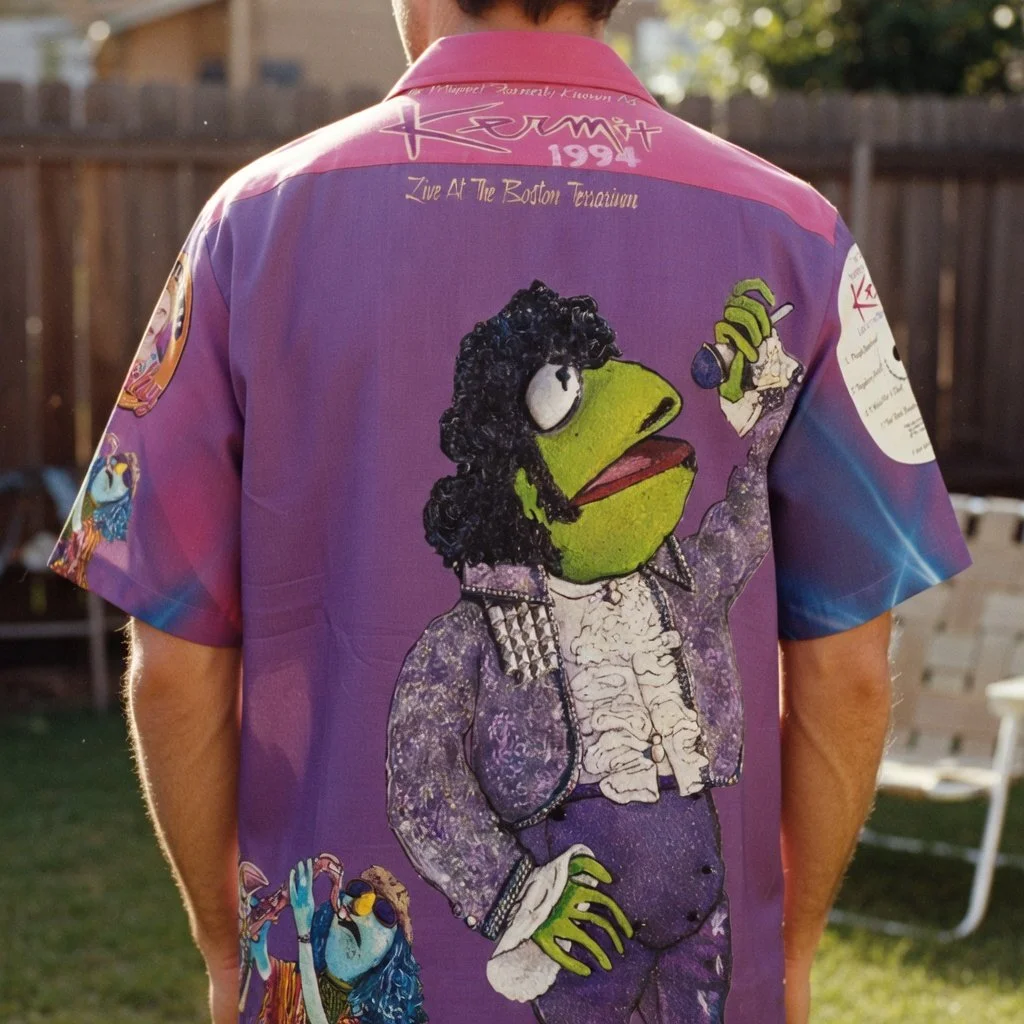 The Muppet Formerly Known as Kermit Retro Hawaiian Shirt