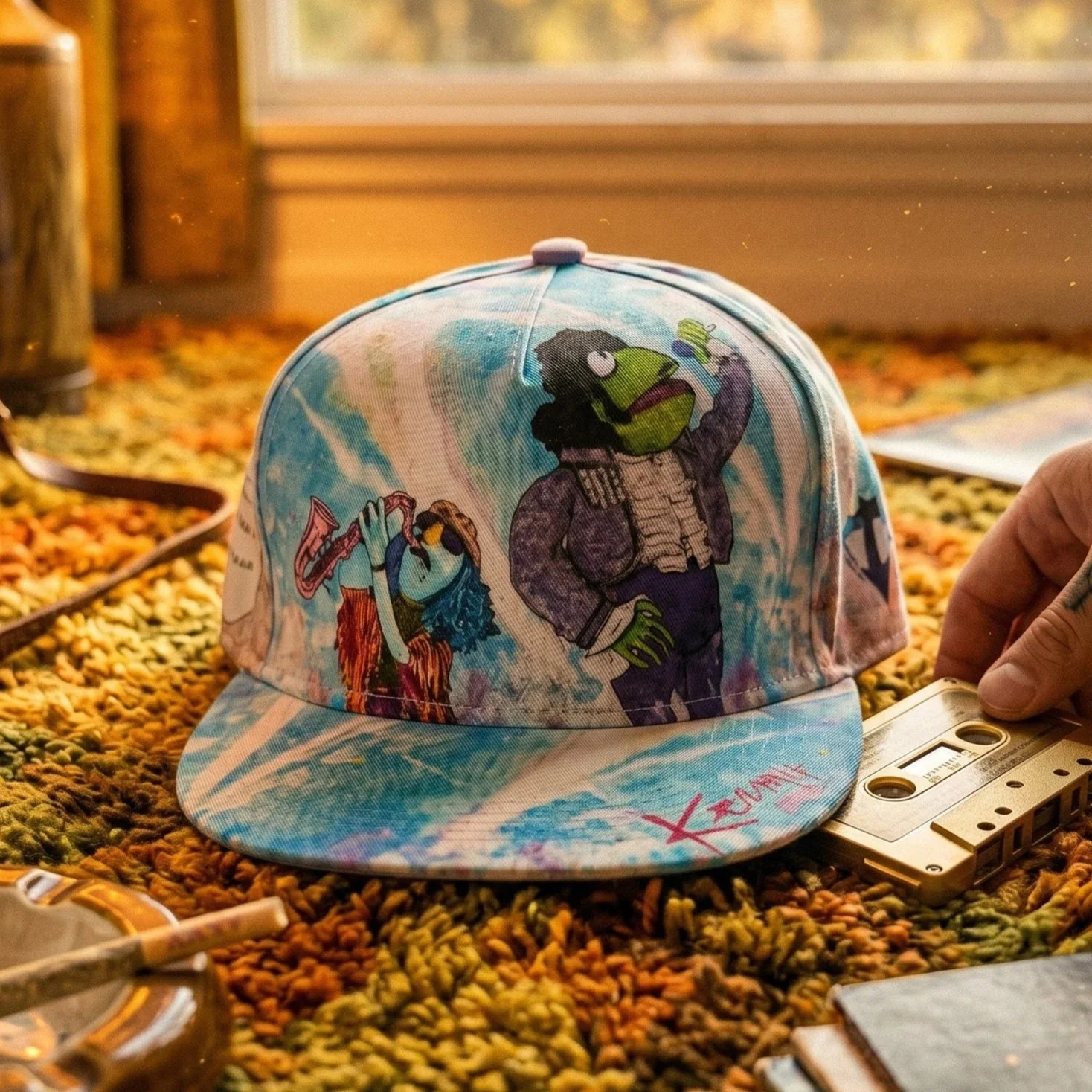 The Muppet Formerly Known as Kermit Flat Bill Hat