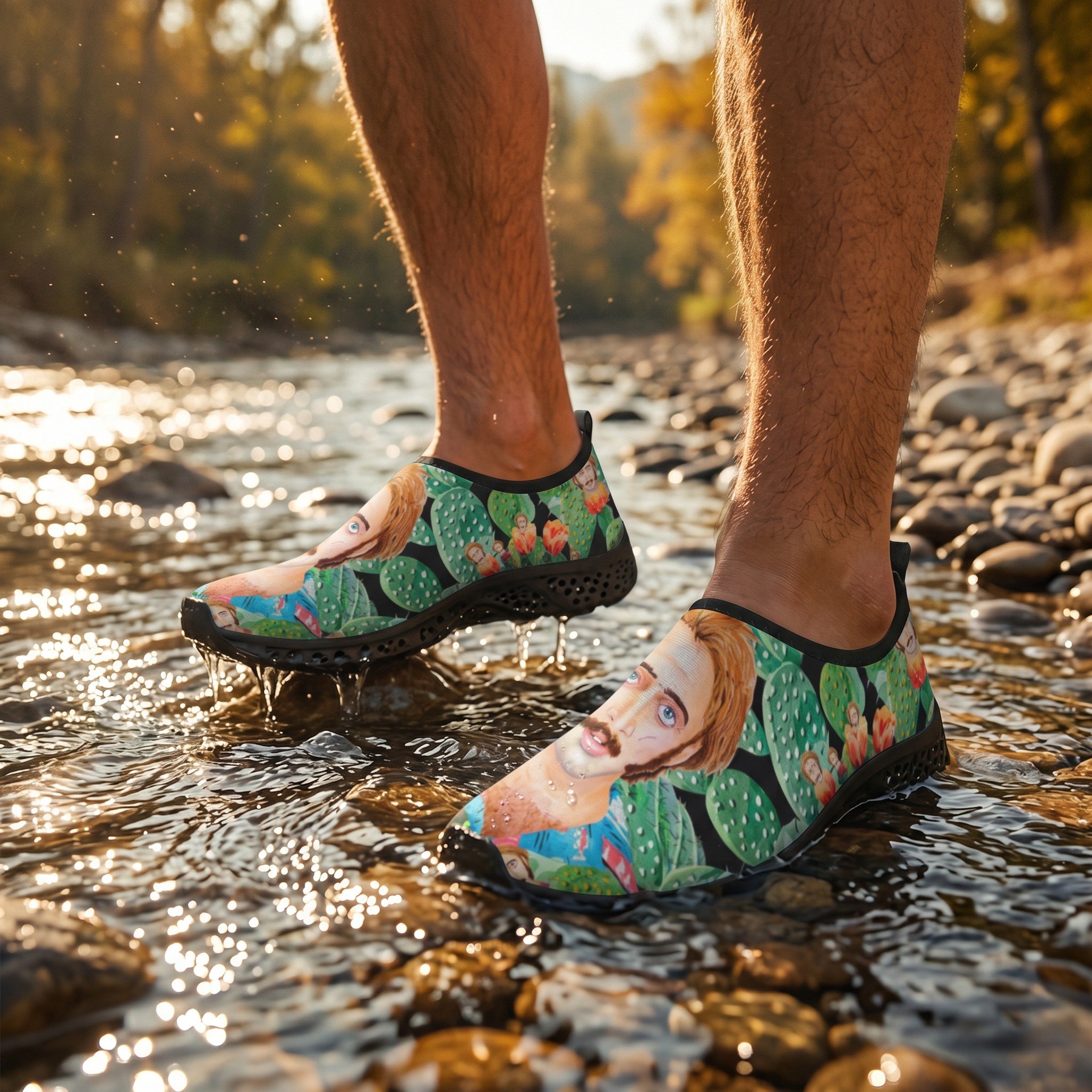 Nicolas Cage "Raising Arizona" Cactus Acid Trip Water Drainage Shoes