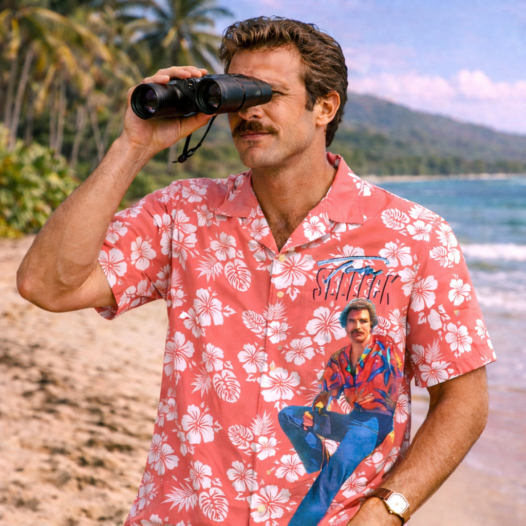 Beach vibes and Magnum P.I. style.png