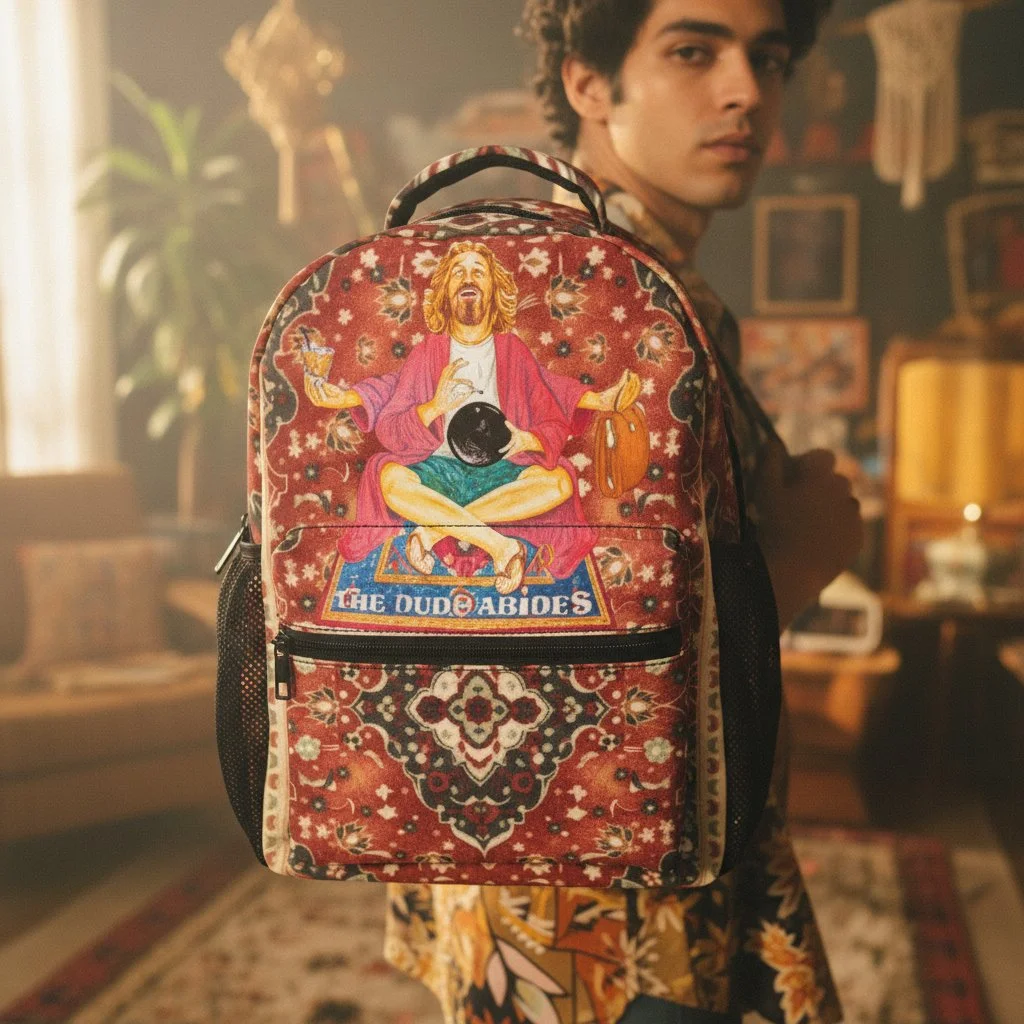 The Big Lebowski “Zen Dude” Artisan Canvas Backpack
