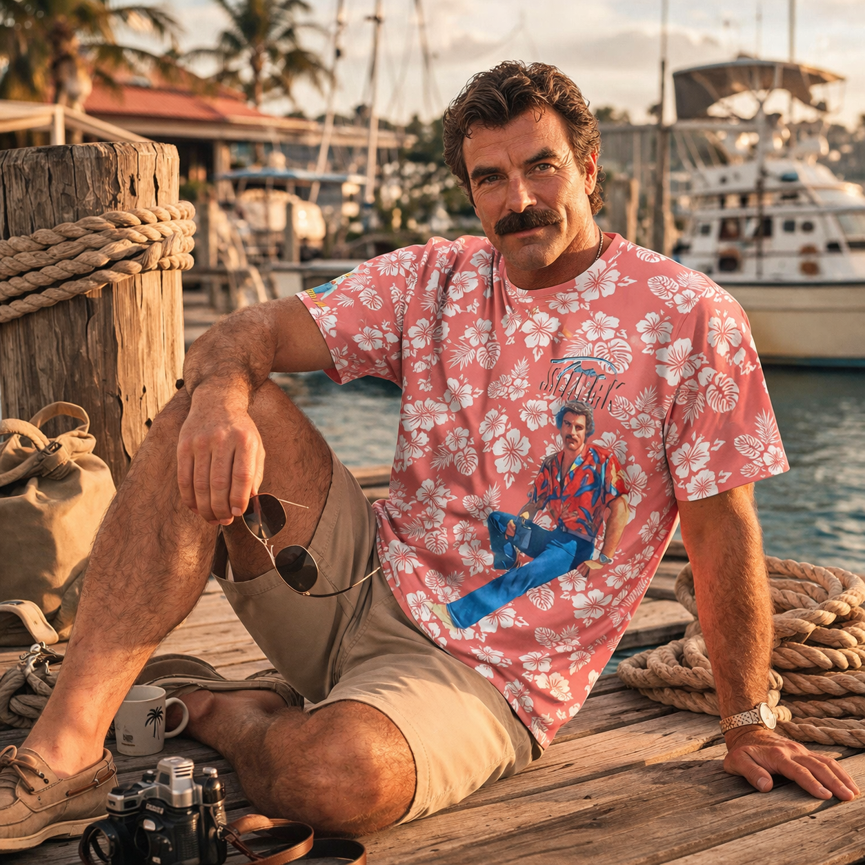 Magnum vibes at sunset dock.png