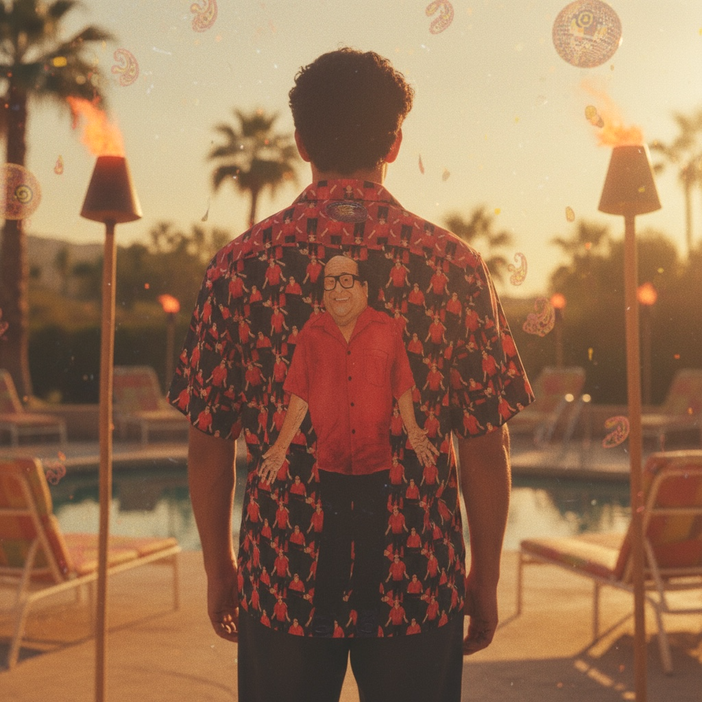 The Danny DeVito "Plaid" Hawaiian Shirt