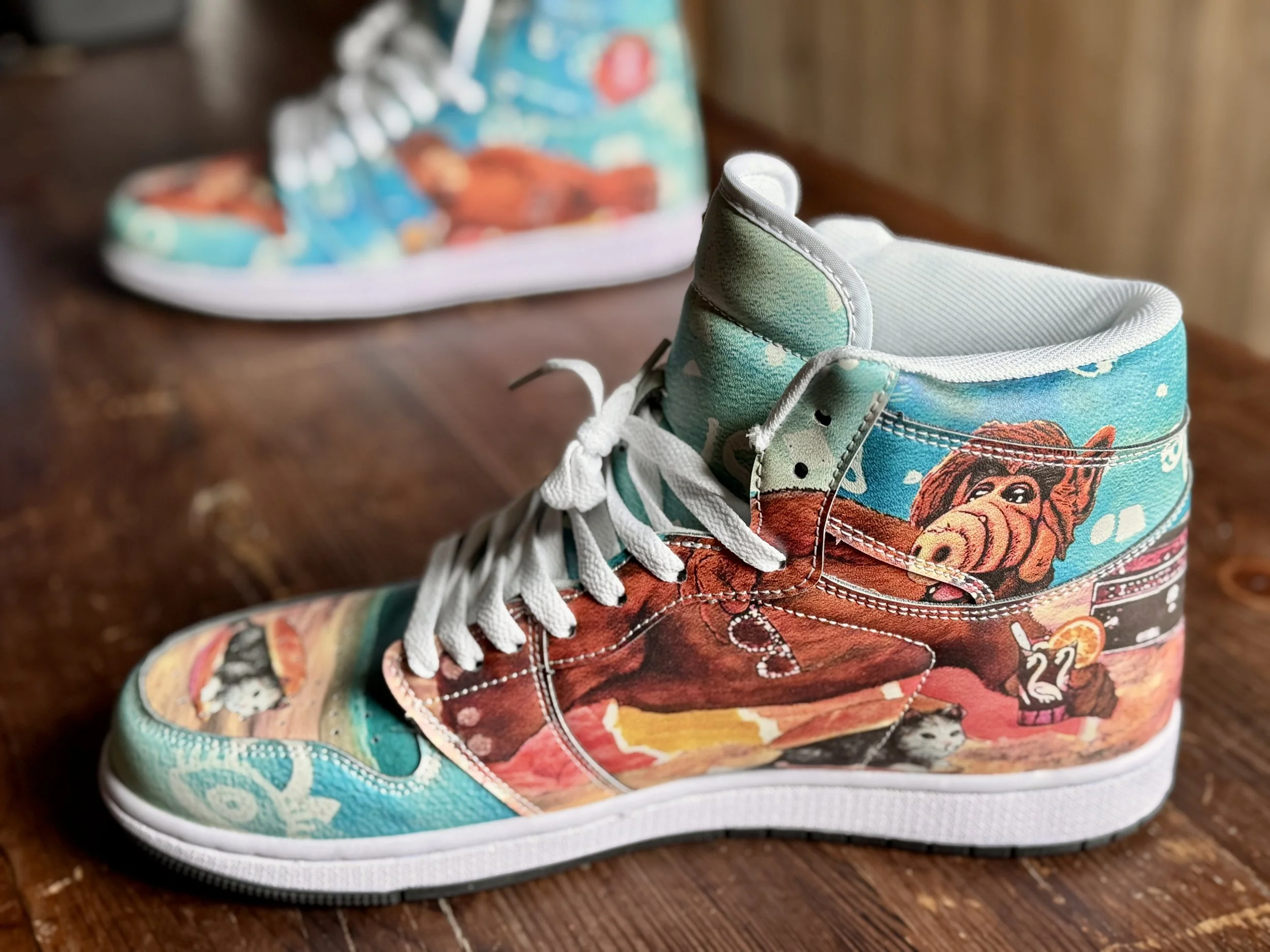 Alf Jordan Retro Hi-Top Sneakers