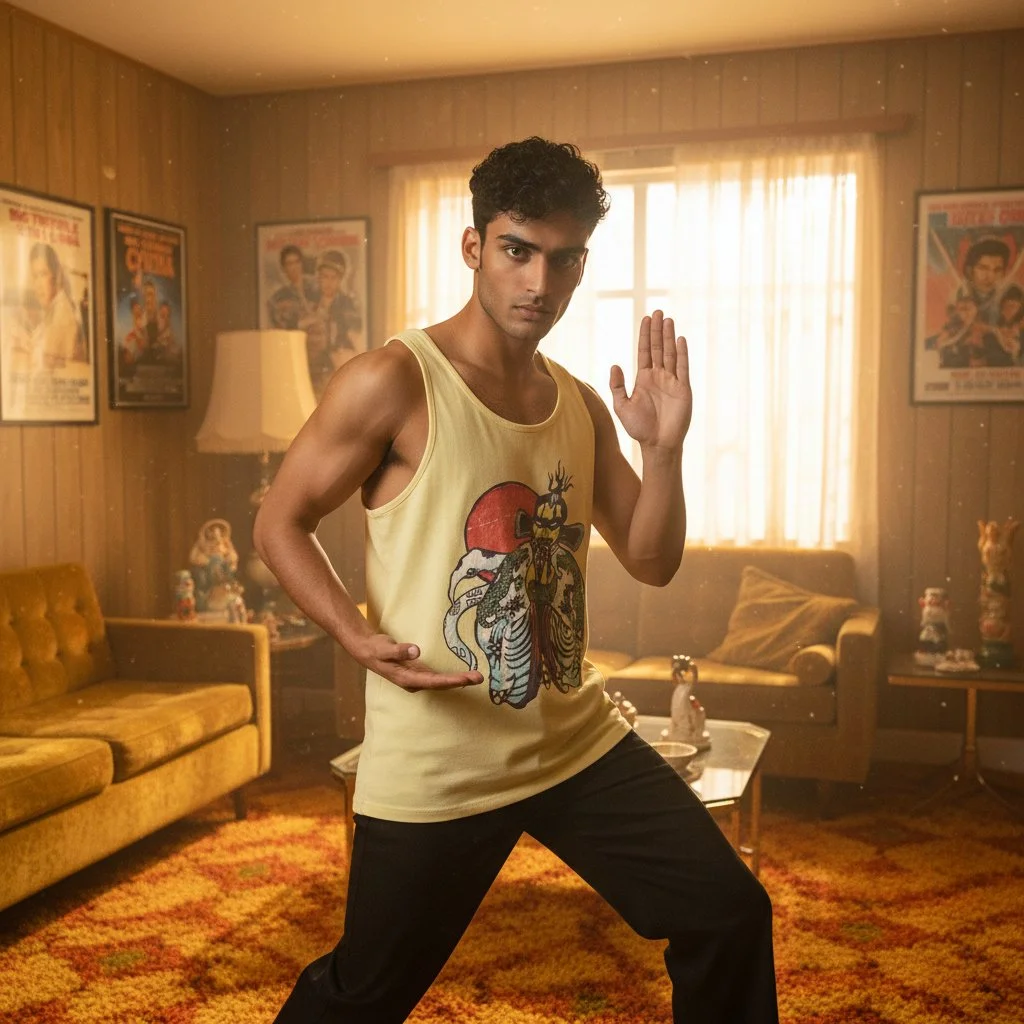 Big Trouble in Little China Jack Burton Cosplay Unisex Garment-Dyed Retro Tank