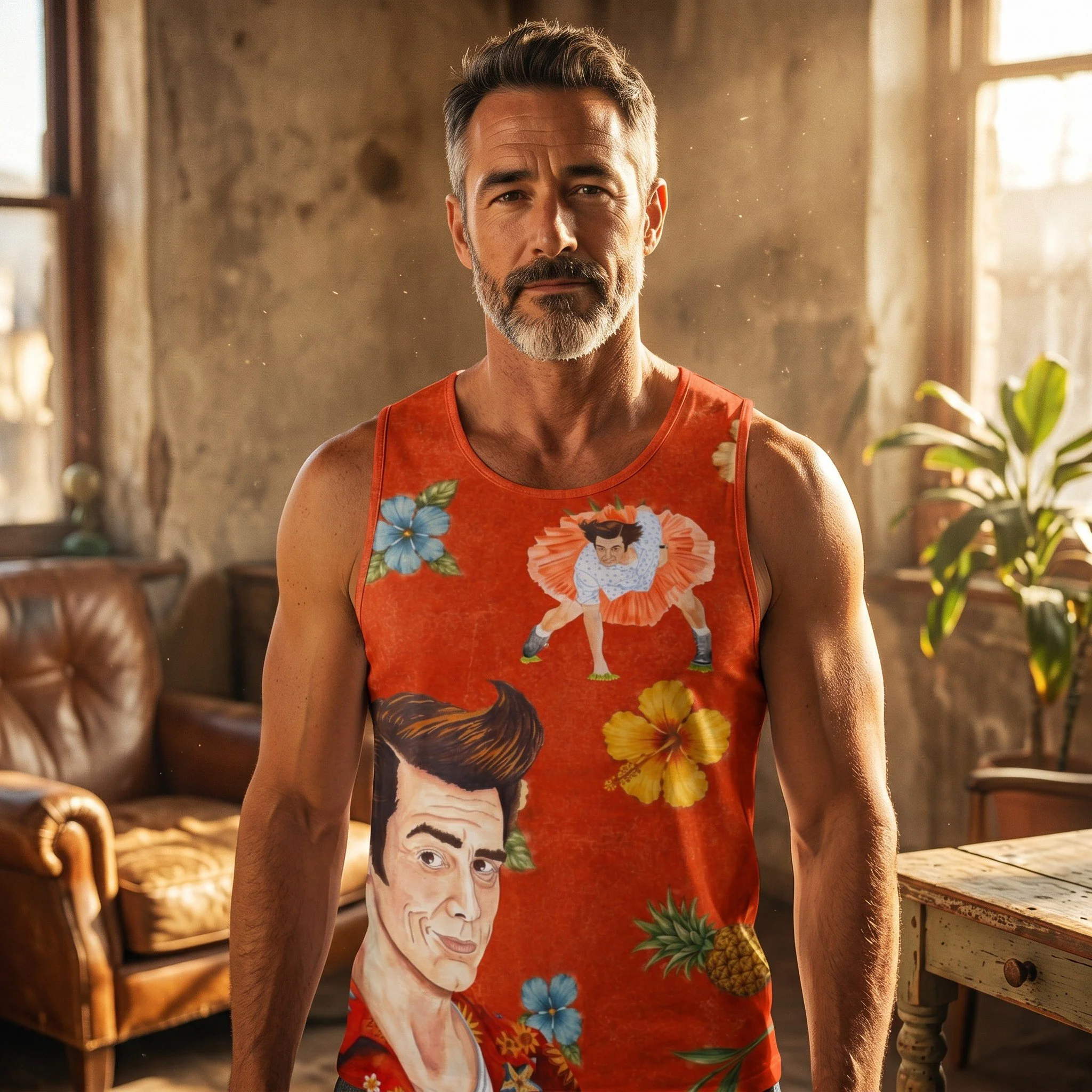 Jim Carrey "Ace Ventura" Retro Tank Top