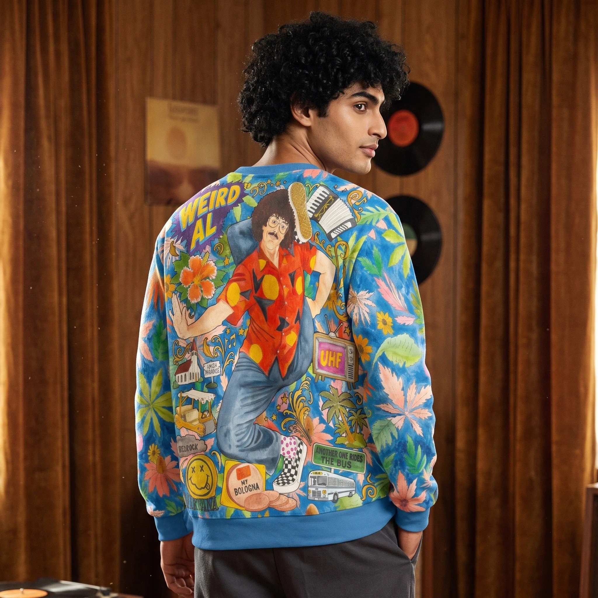Weird Al Yankovic Retro Crewneck Sweatshirt