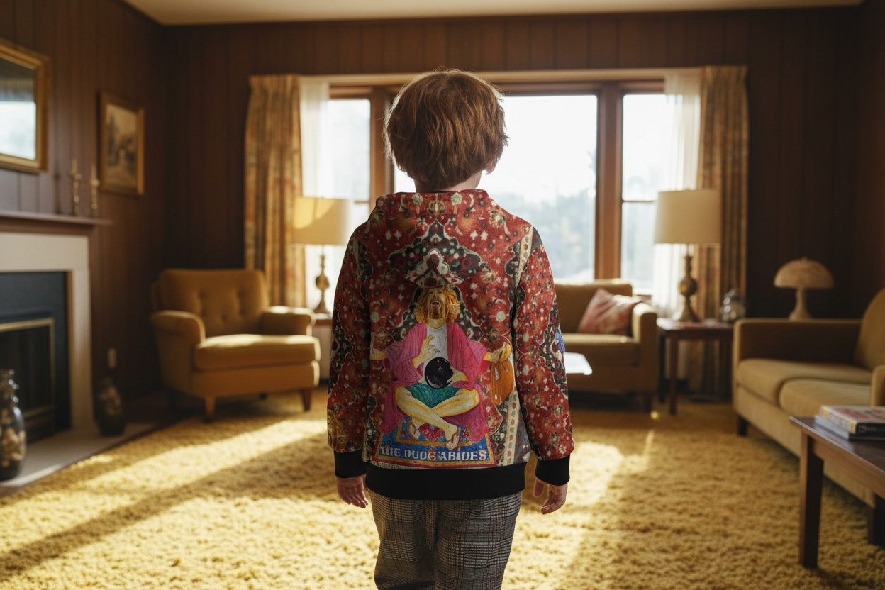 Little Lebowski Kids Full-Zip Hoodie