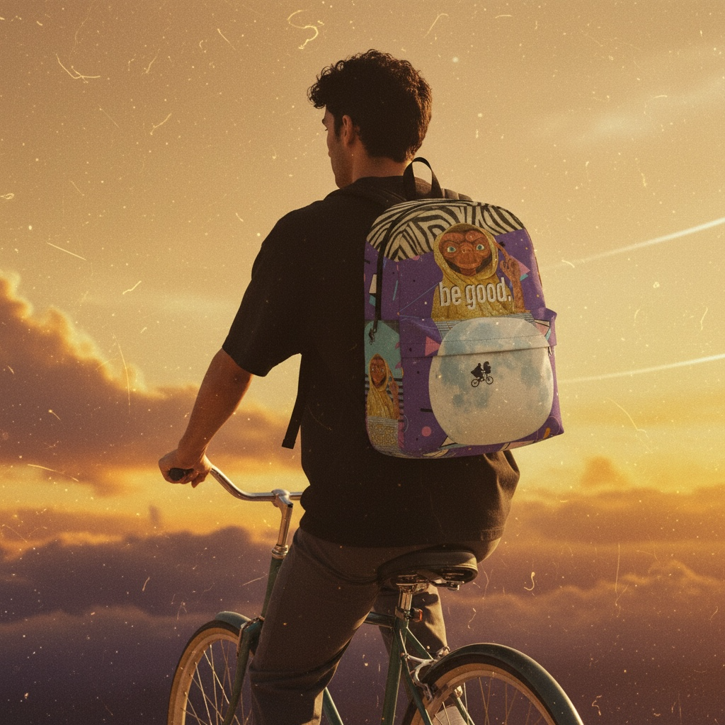 Ultimate 80s E.T. Be Good Retro Color Block Backpack 2