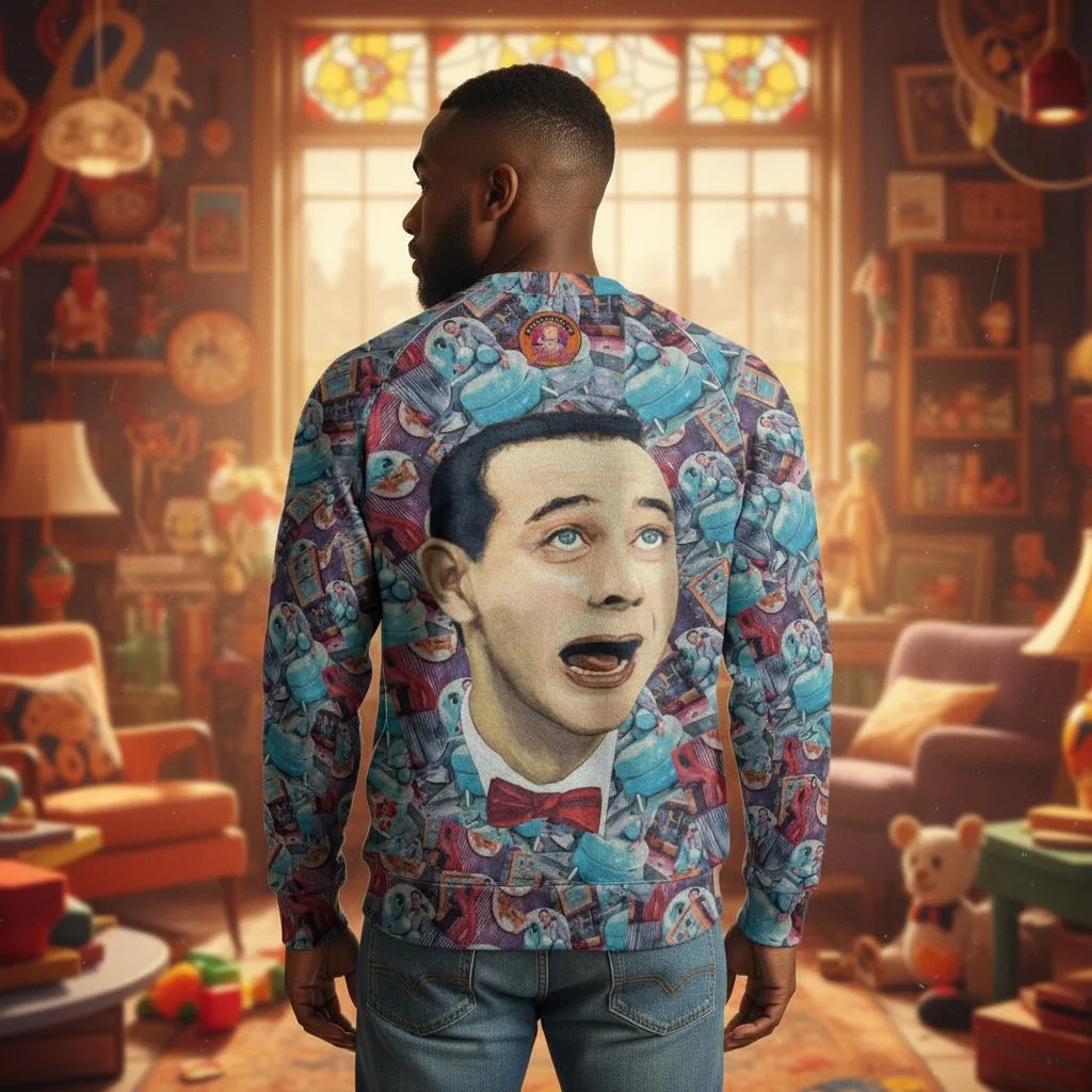 Pee Wee Herman Artisan Unisex Raglan Sweatshirt