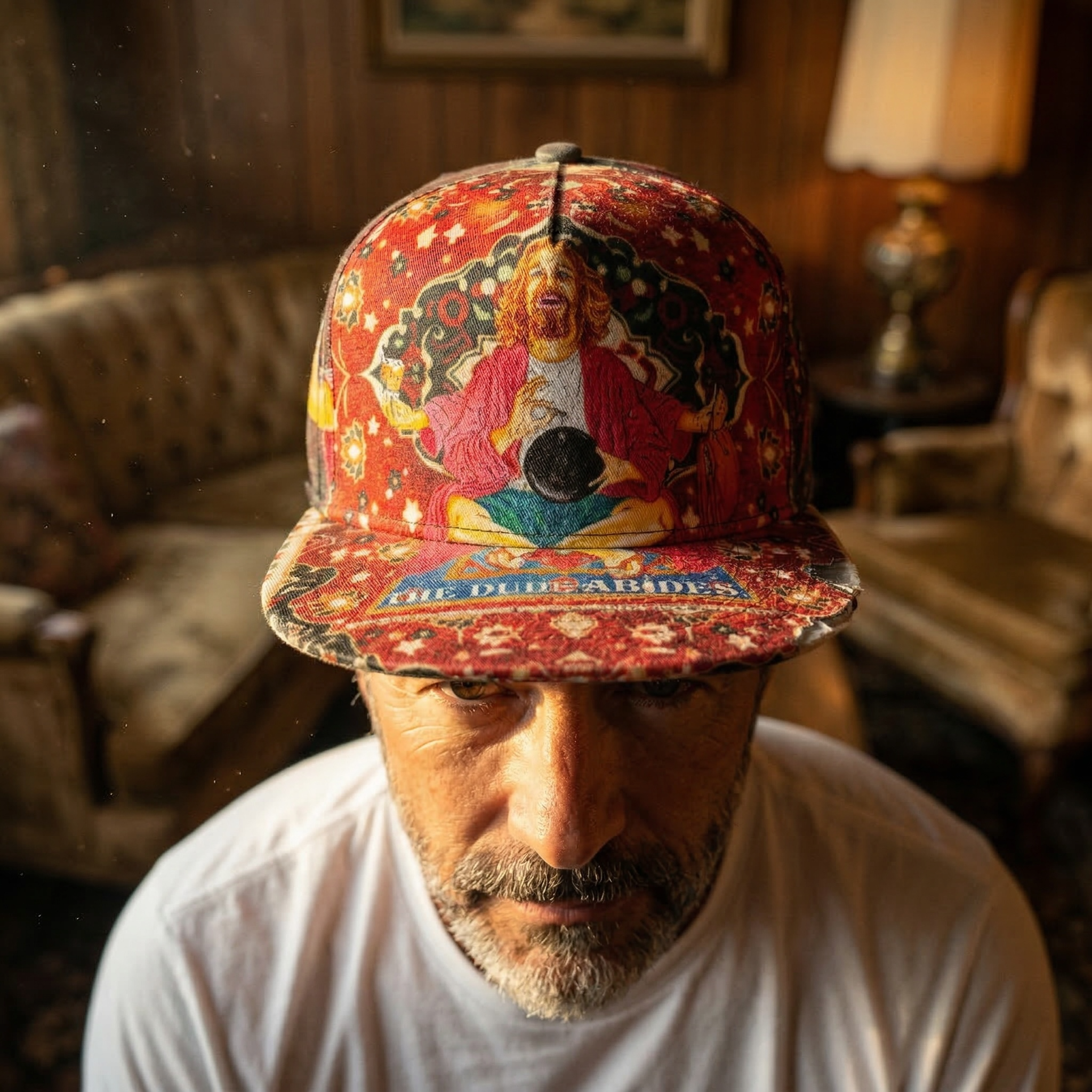 The Dude Abides Flat Bill Hat