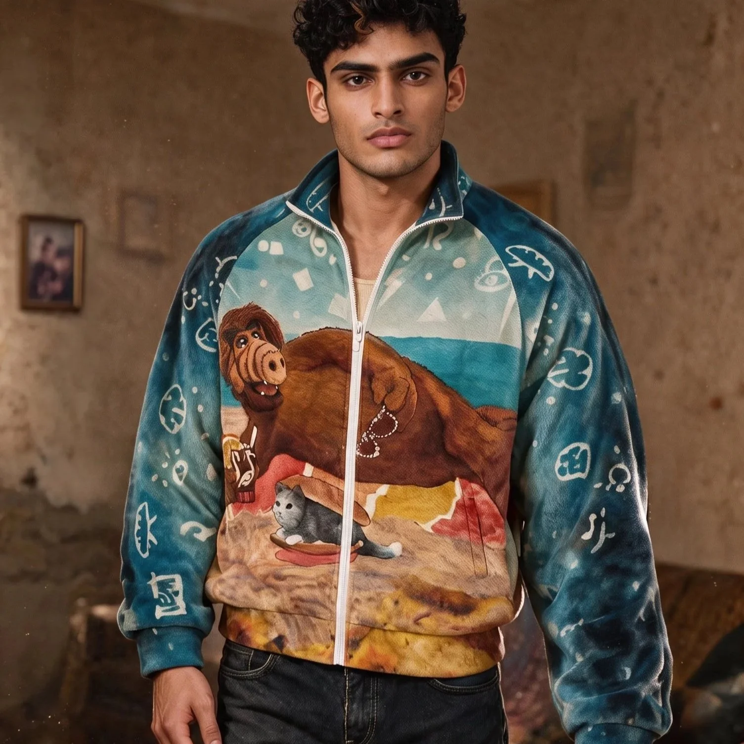 Vacation Vibes ALF Full-Zip Fleece Jacket