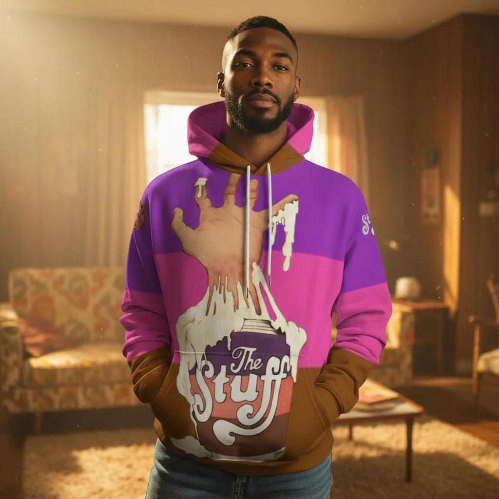 The Stuff (1985) Horror Artisan Lightweight Hoodie