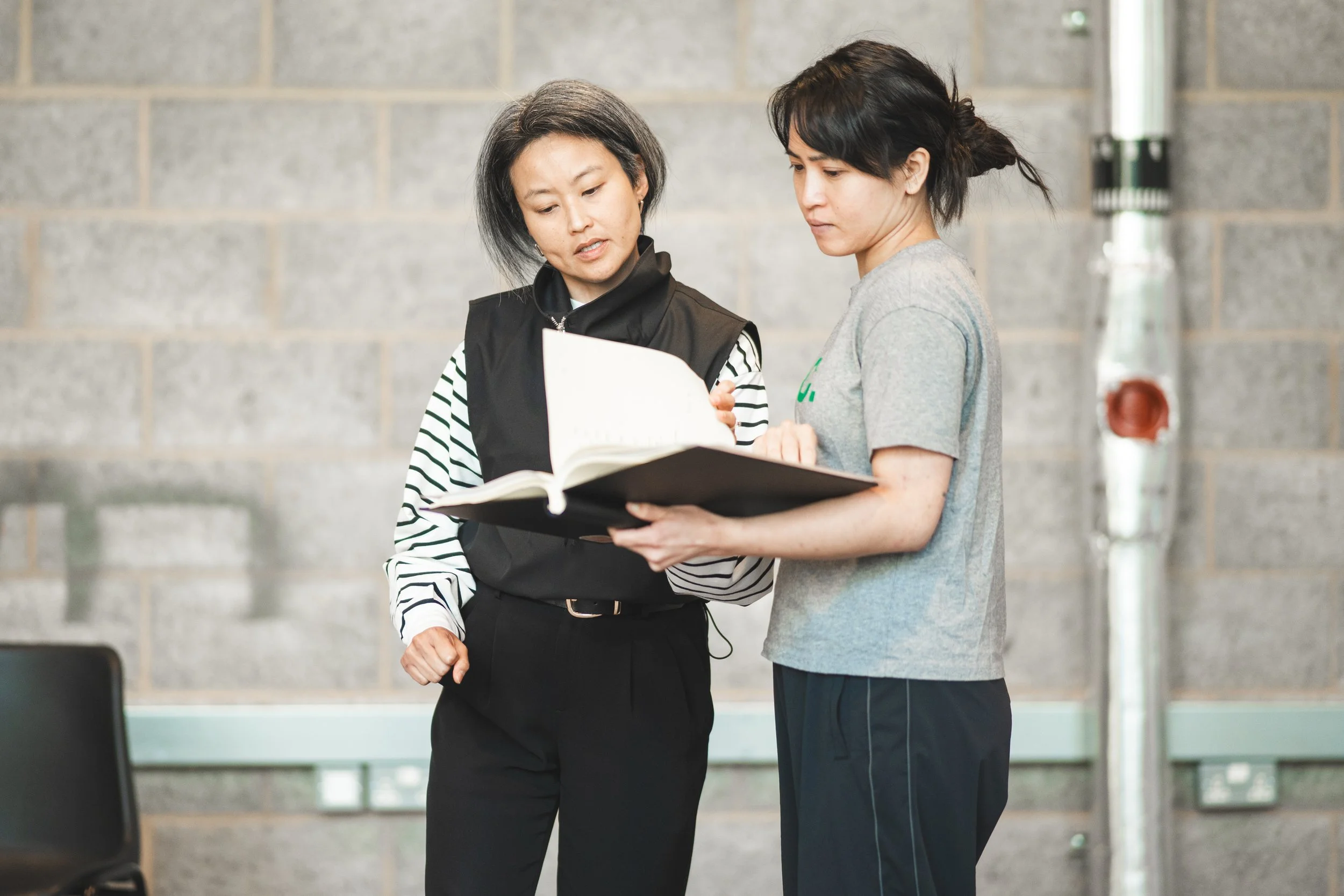 Rehearsals for Katie Đỗ's love you long time (already) at Theatre503, 2026