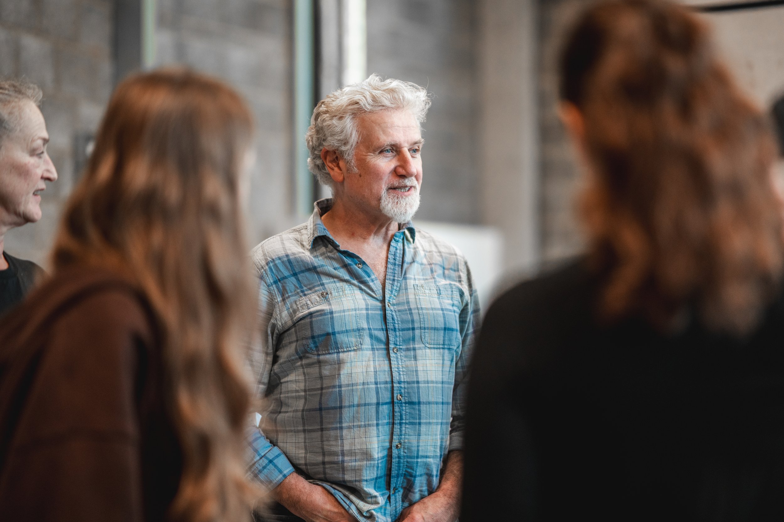 Rehearsals for Olga Braga's Donbas at Theatre503, 2026