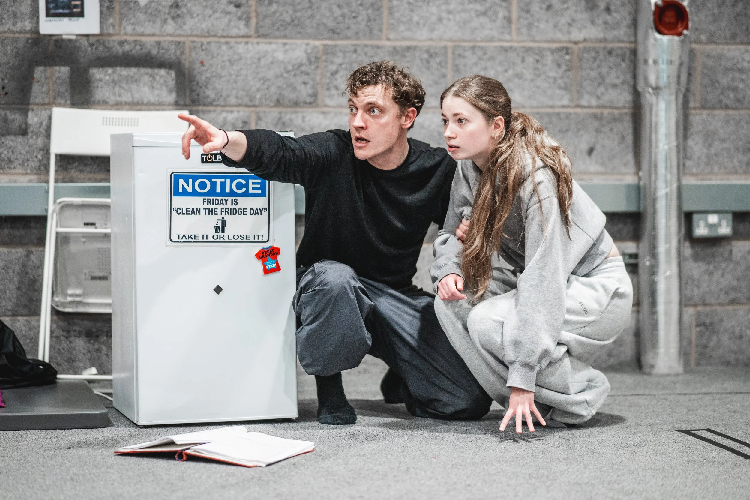 Rehearsals for Olga Braga's Donbas at Theatre503, 2026