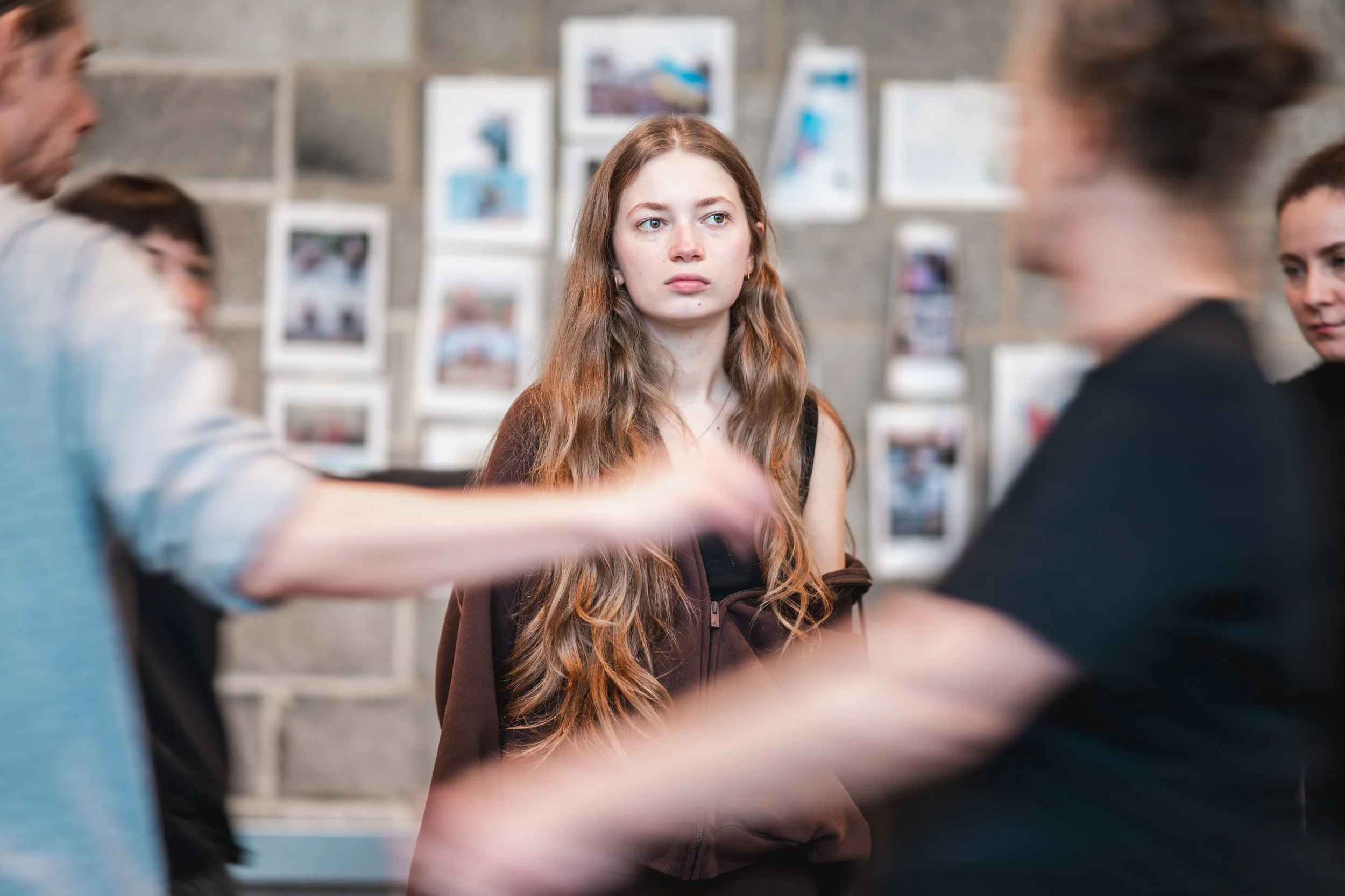 Rehearsals for Olga Braga's Donbas at Theatre503, 2026