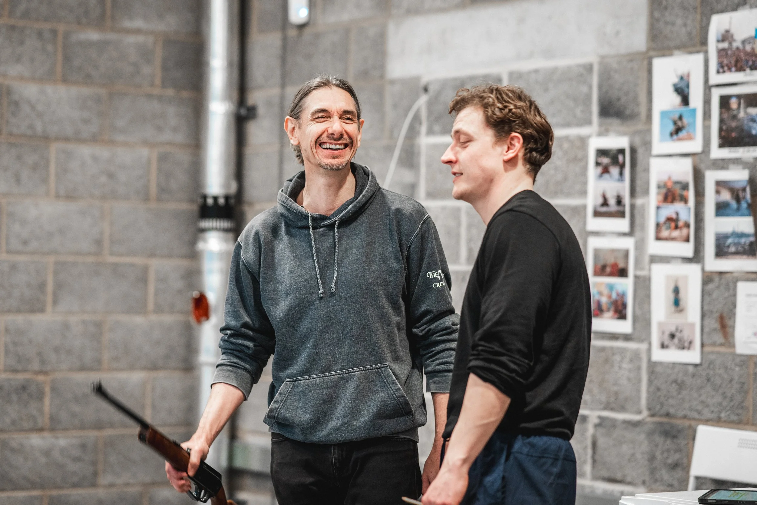 Rehearsals for Olga Braga's Donbas at Theatre503, 2026