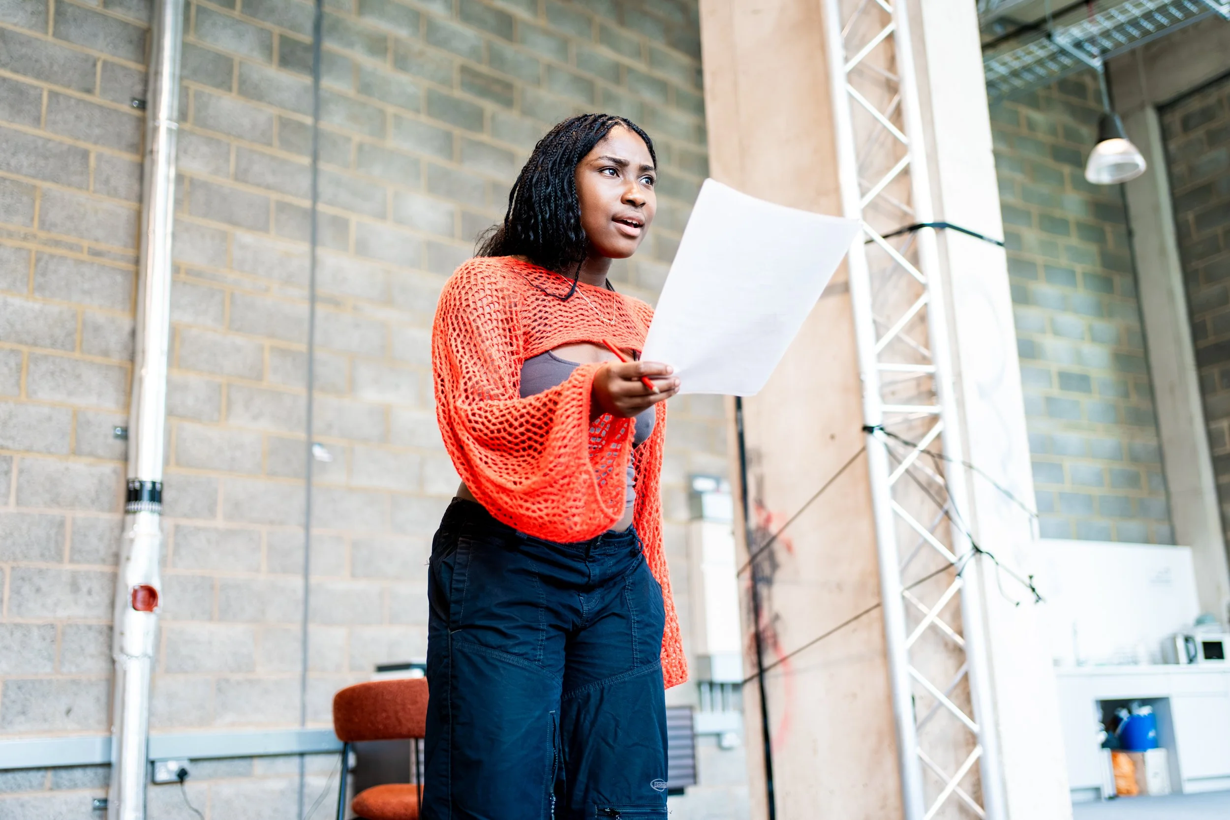Rehearsals for Michaela Coel's Chewing Gum Dreams at Theatre503, 2026