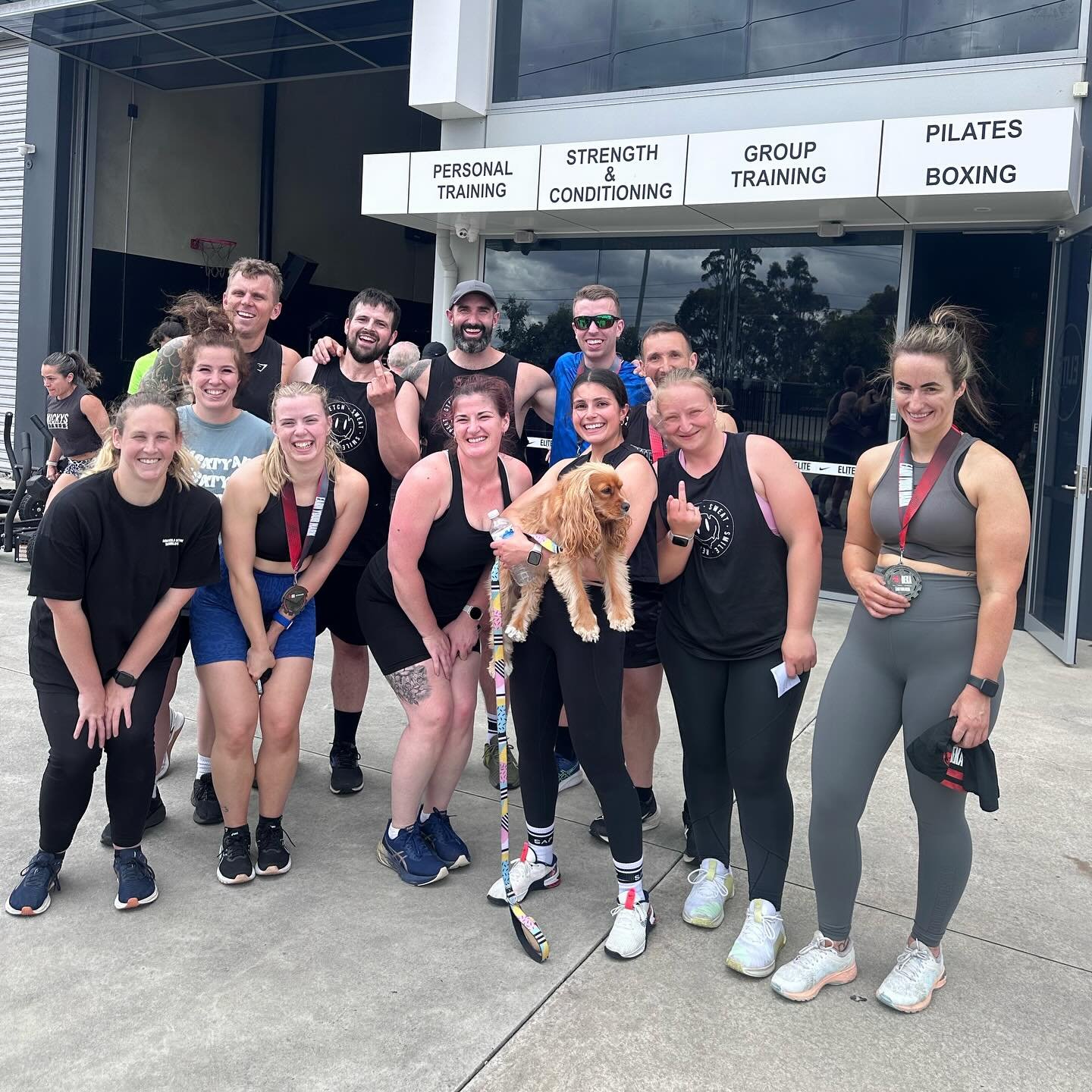 TEAM DOING COMPLETING DEKA STRONG @deka.australia.nz.fiji 
Best thing about going as a team, you&rsquo;re never alone. Support all the way 💪