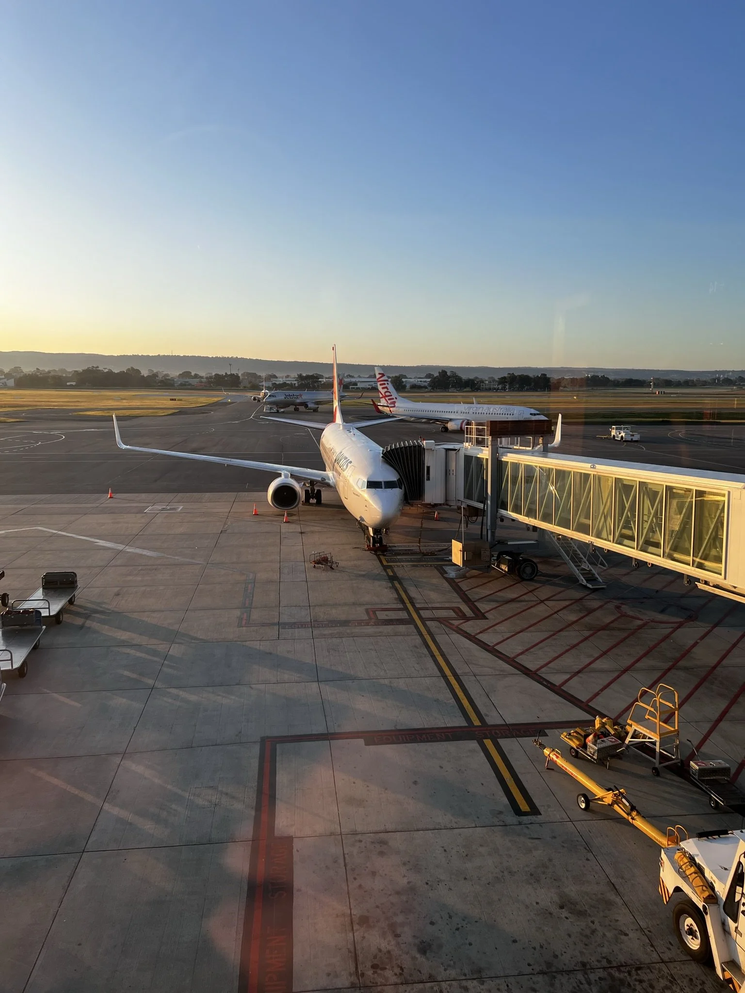 Traffic Jam at Adelaide Airport