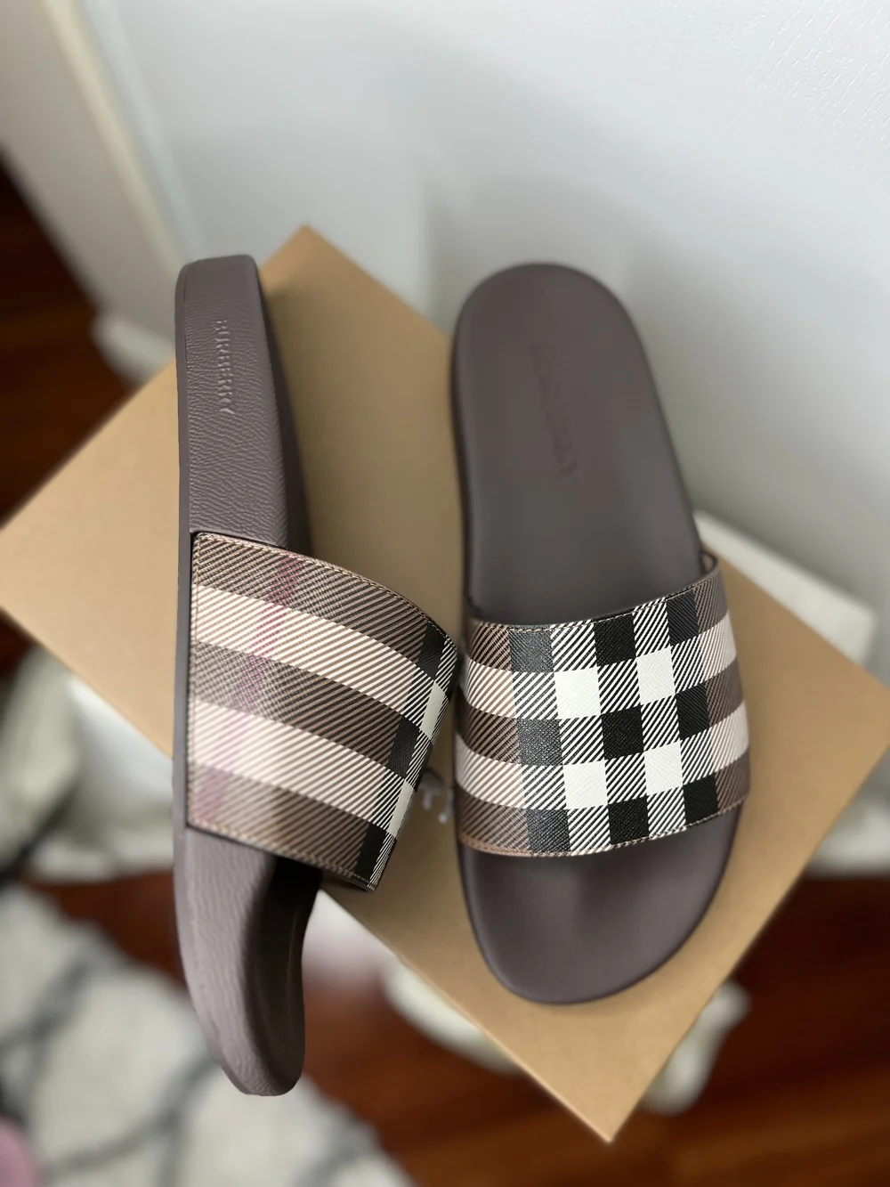 Burberry Furley Men Burberry Slides Burberry Slides Men's