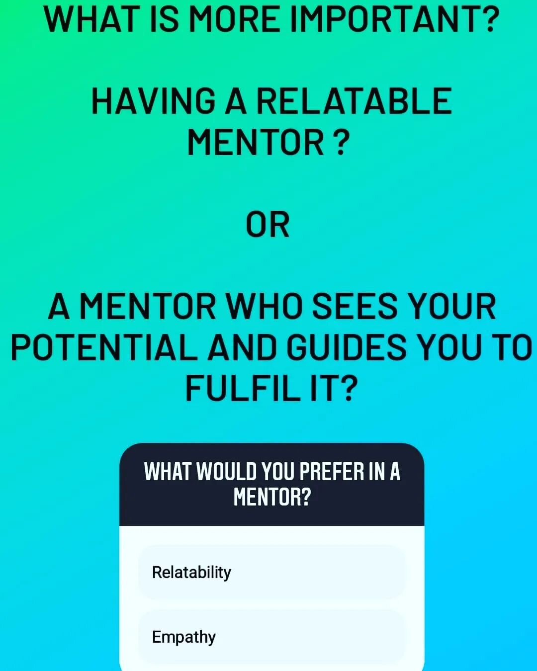 As the newly proclaimed &quot;first gen&quot; tries to find mentors, let's take stock of what we value more in a mentor? 

While the number of &quot;first gen&quot; grads has increased significantly in the past decade, there have always been first ge