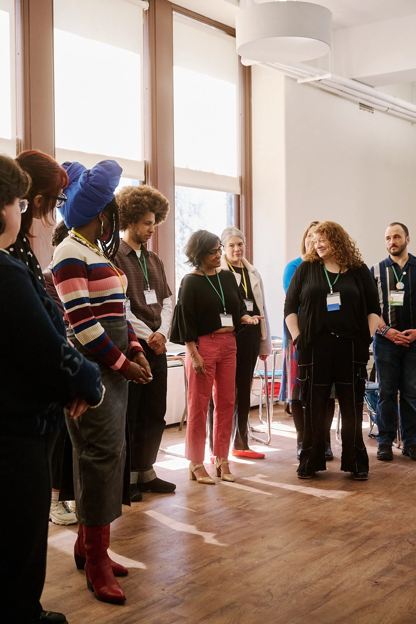 Heidi Landis leading a therapytraining
