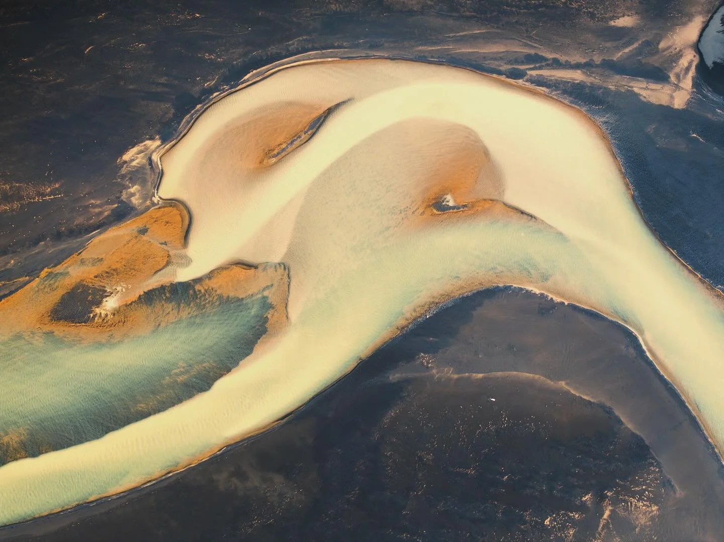 Amazing coloured braided rivers in Iceland create the most unexpected patterns and textures.  All images shot with permission from the Environment Agency of Iceland and appropriate national parks #icelandphotography #vikinginternationalphototours #dr