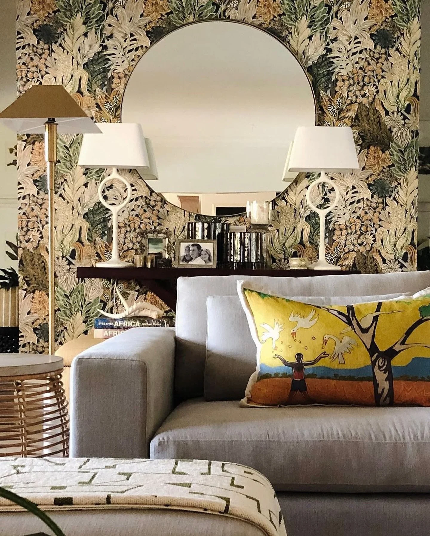 A gentle pause in the week &mdash; where design meets nostalgia.
Soft light, collected treasures and a sofa built for slow Sundays.