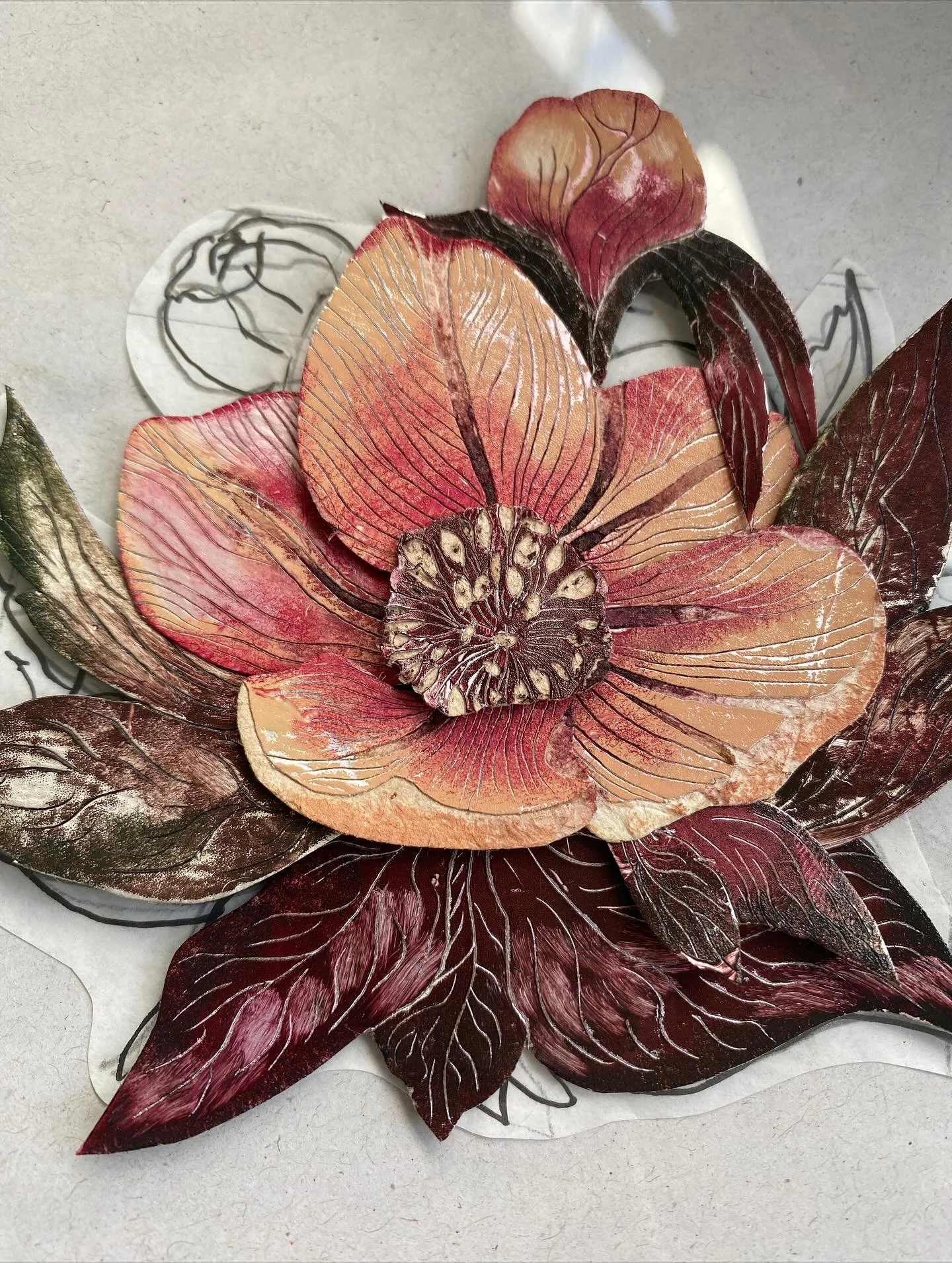 I&rsquo;m all over the place at the moment. Working on so many different projects all at once and not really finishing anything so it was really nice to spend the last two days printing hellebores (thanks mum and dad for looking after our wee one!) 
