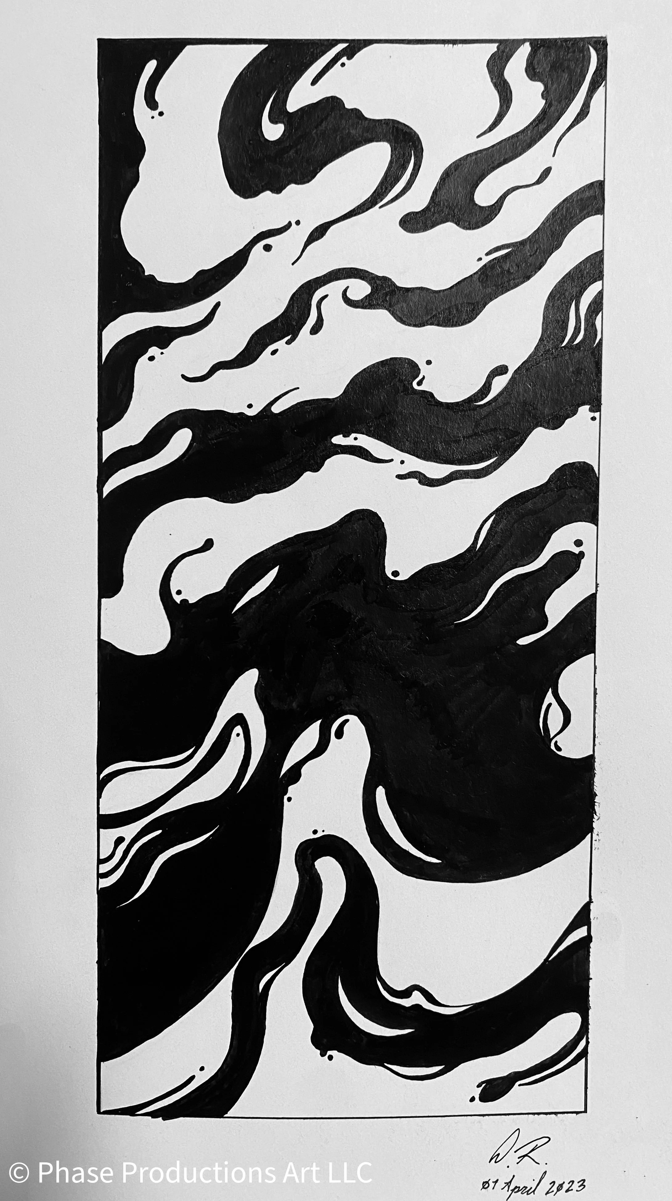 Abstract Flow Tattoo