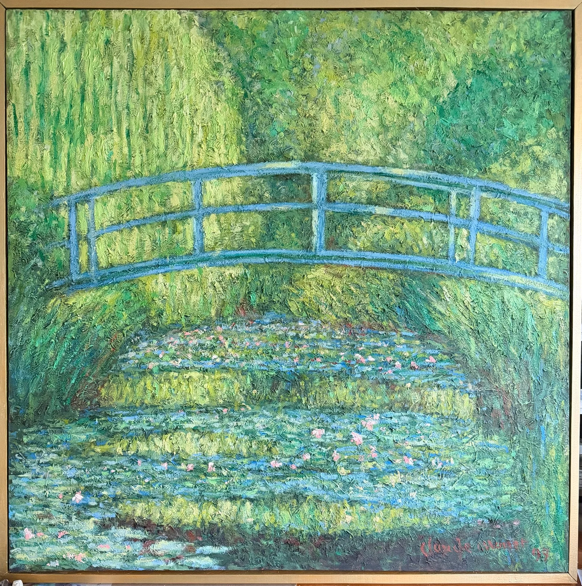 Monet,  Waterlillies,  Green Harmony, 1899. Reproduction