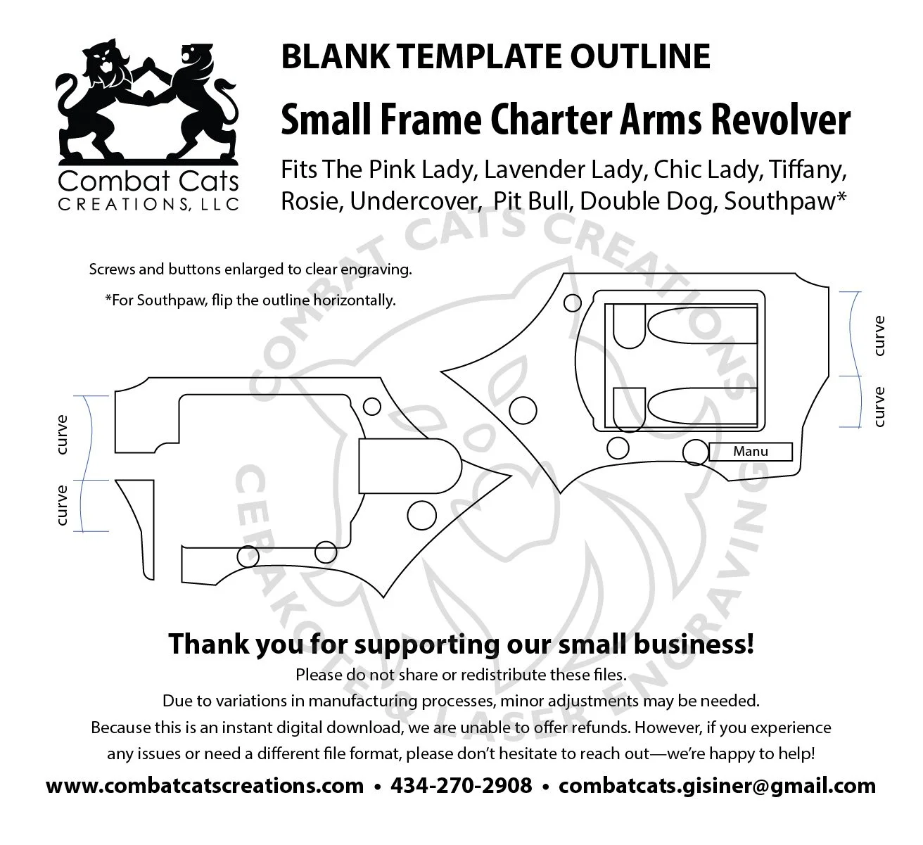 Charter Arms Small Frame Revolver_Blank OUTLINE_Layout.jpg
